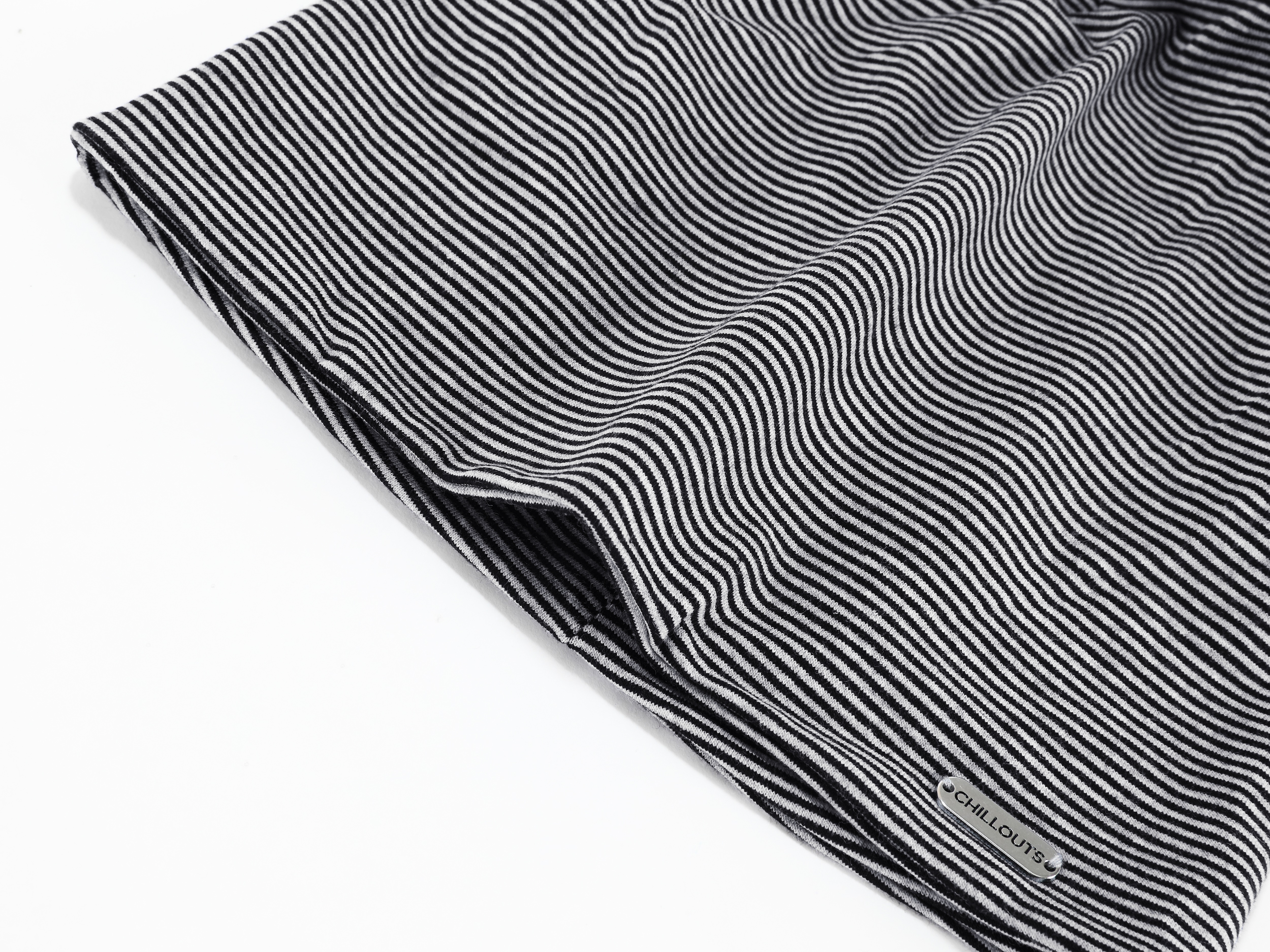 Thumbnail - chillouts Beanie "Pittsburgh Hat" mit weichem Baumwollmix & feiner Streifenstruktur