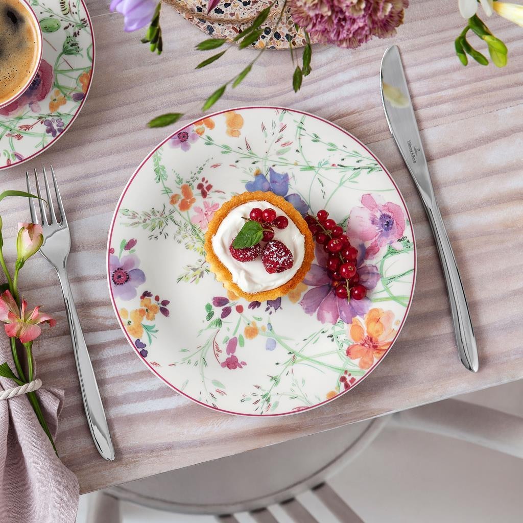 Villeroy & Boch Geschirr-Set »Basic-Set Mariefleur Basic 6er Set bunt« Spülmaschinengeeignet, Mikrowellenfest