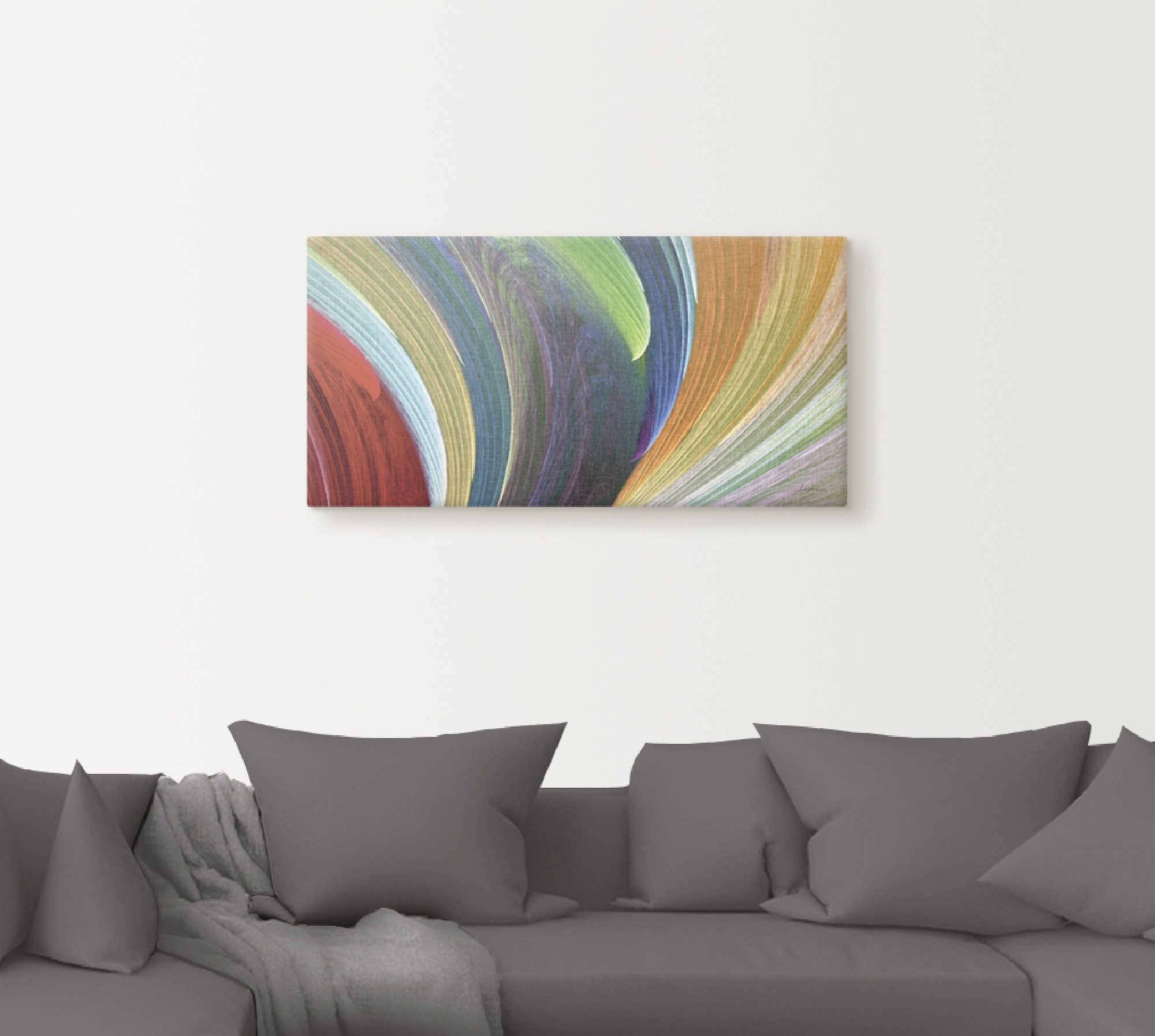 Artland Leinwandbild "Windwellen III" Muster 1 Stk. tlg. auf Keilrahmen ges günstig online kaufen