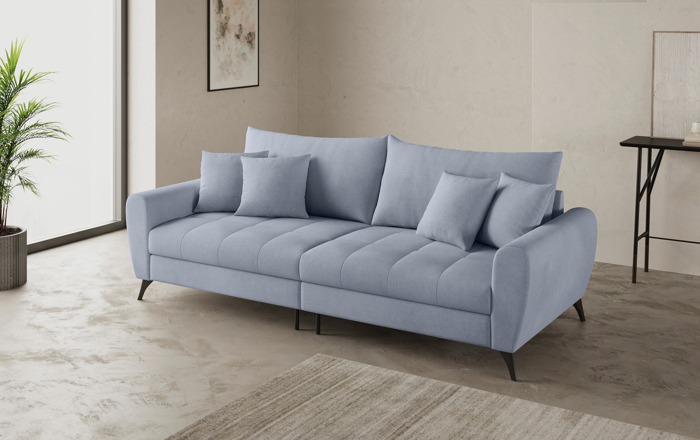 Mr. Couch Big-Sofa »Blackburn II«, Mit Kaltschaumpolsterung bis 140 kg belastbar