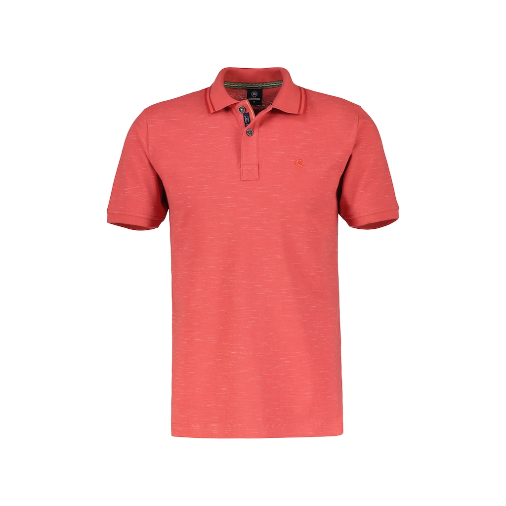 LERROS Poloshirt »LERROS Poloshirt in Two-Tone-Piqué«