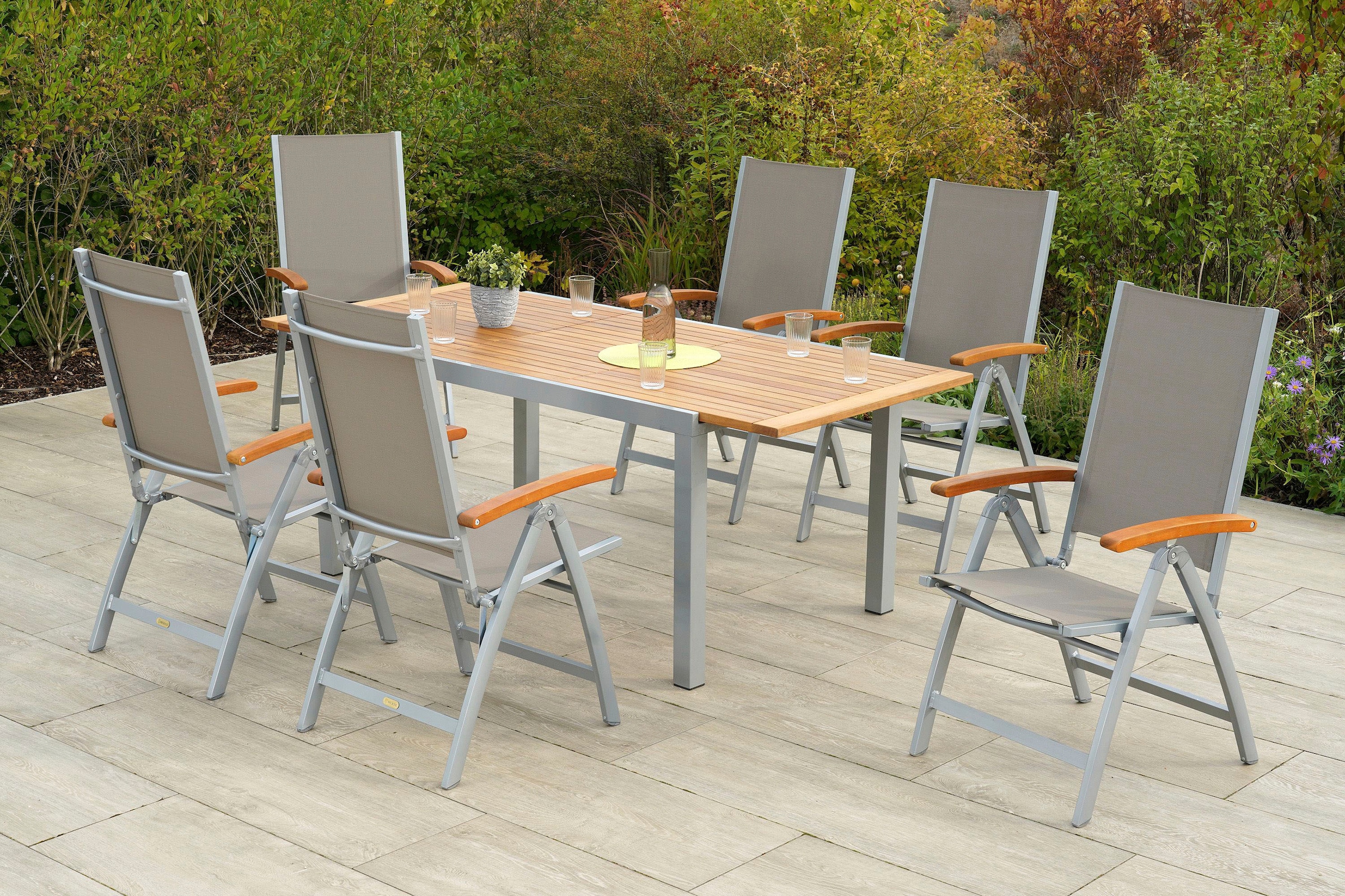 MERXX Garten-Essgruppe »Naxos«, (7 tlg.)