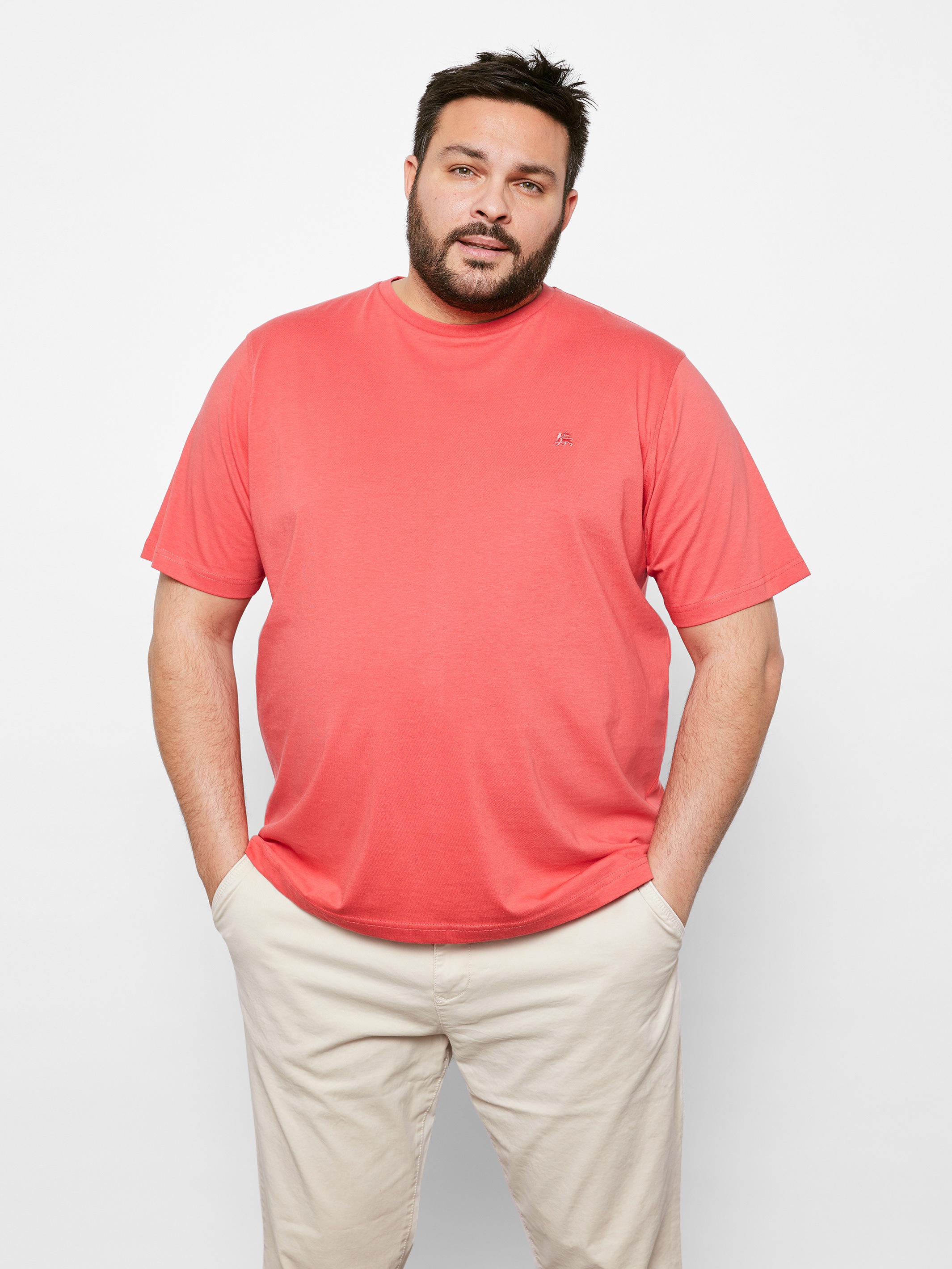 LERROS T-Shirt »LERROS Basic T-Shirt unifarben«