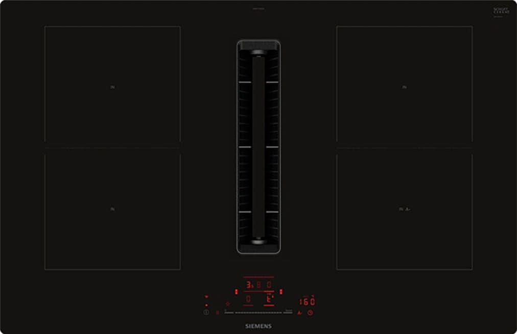 SIEMENS Kochfeld mit Dunstabzug "ED811HQ26E", mit Flachkanal