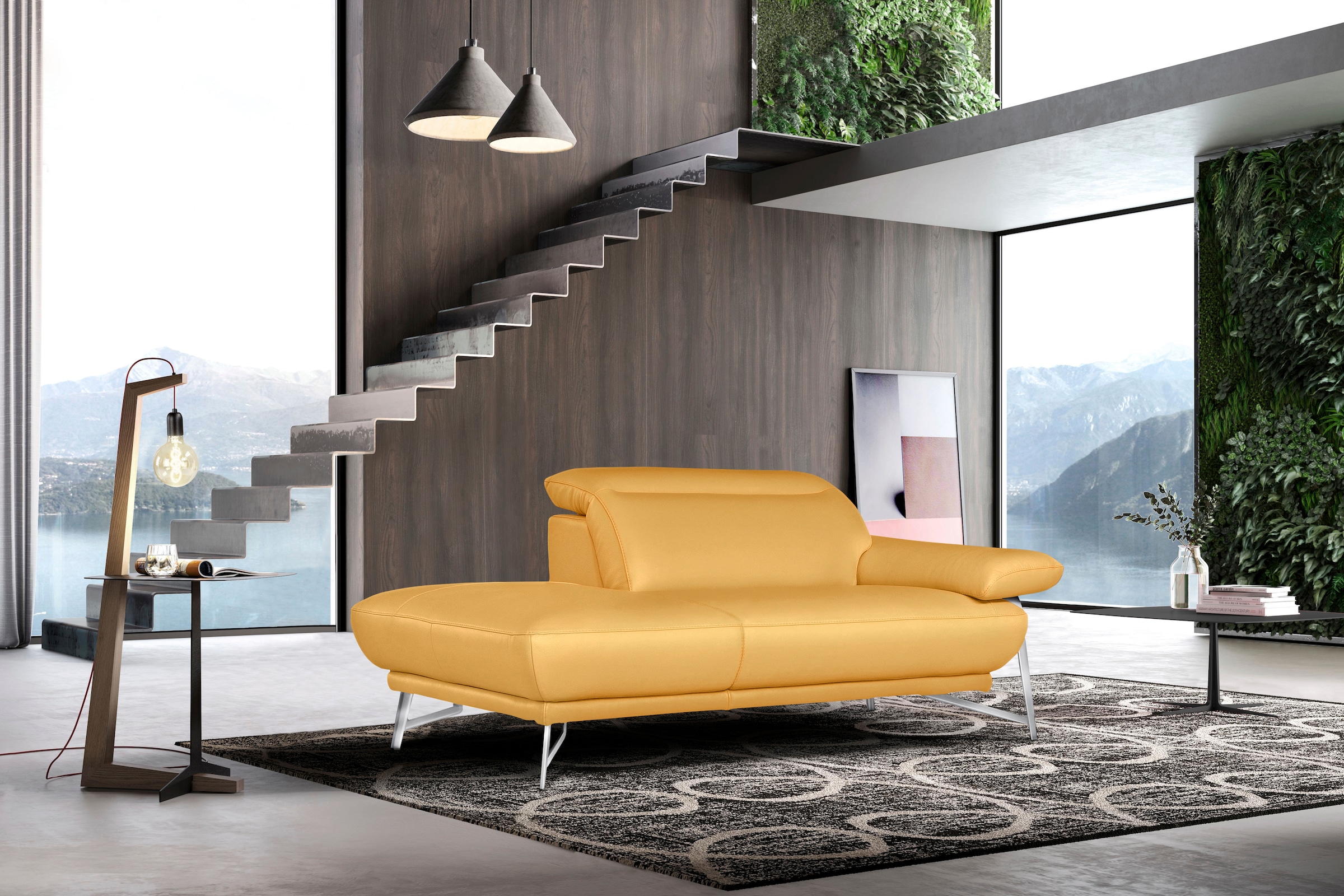 Egoitaliano Ottomane "Anais, erstklassiges Designsofa, Breite 179 cm, Fußfa günstig online kaufen