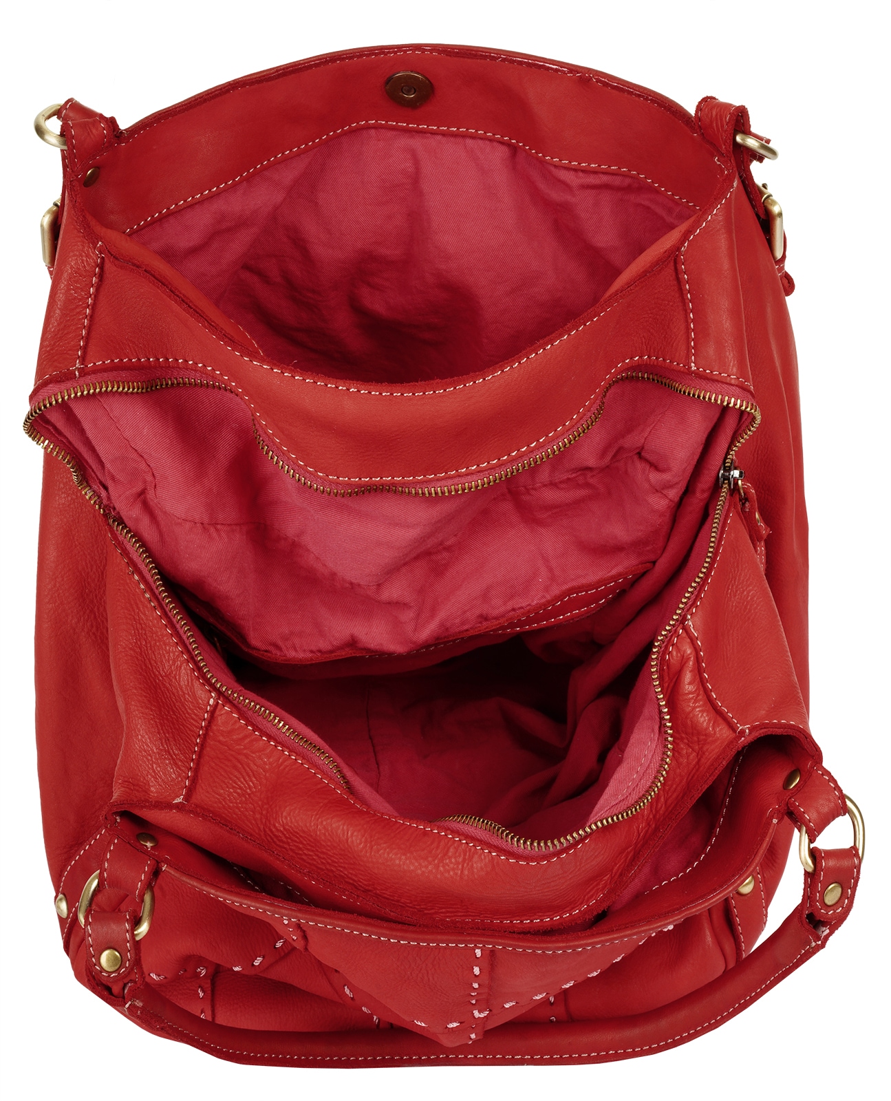 Samantha Look Shopper, echt Leder, Made in Italy