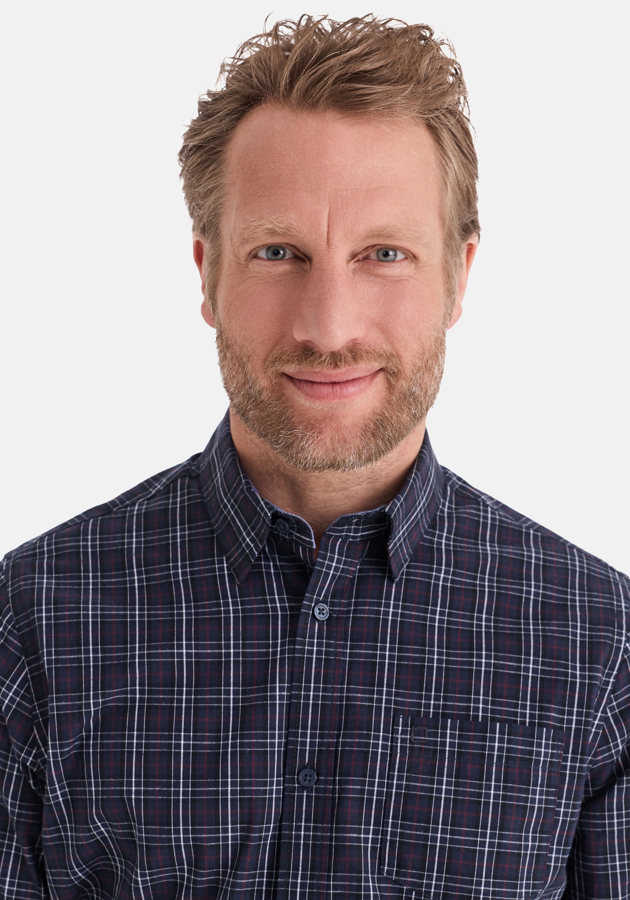 Stooker Men Langarmhemd »HUGH Hemd Modern Kent Langarm« Hemd Modern Kent Langarm für Herren