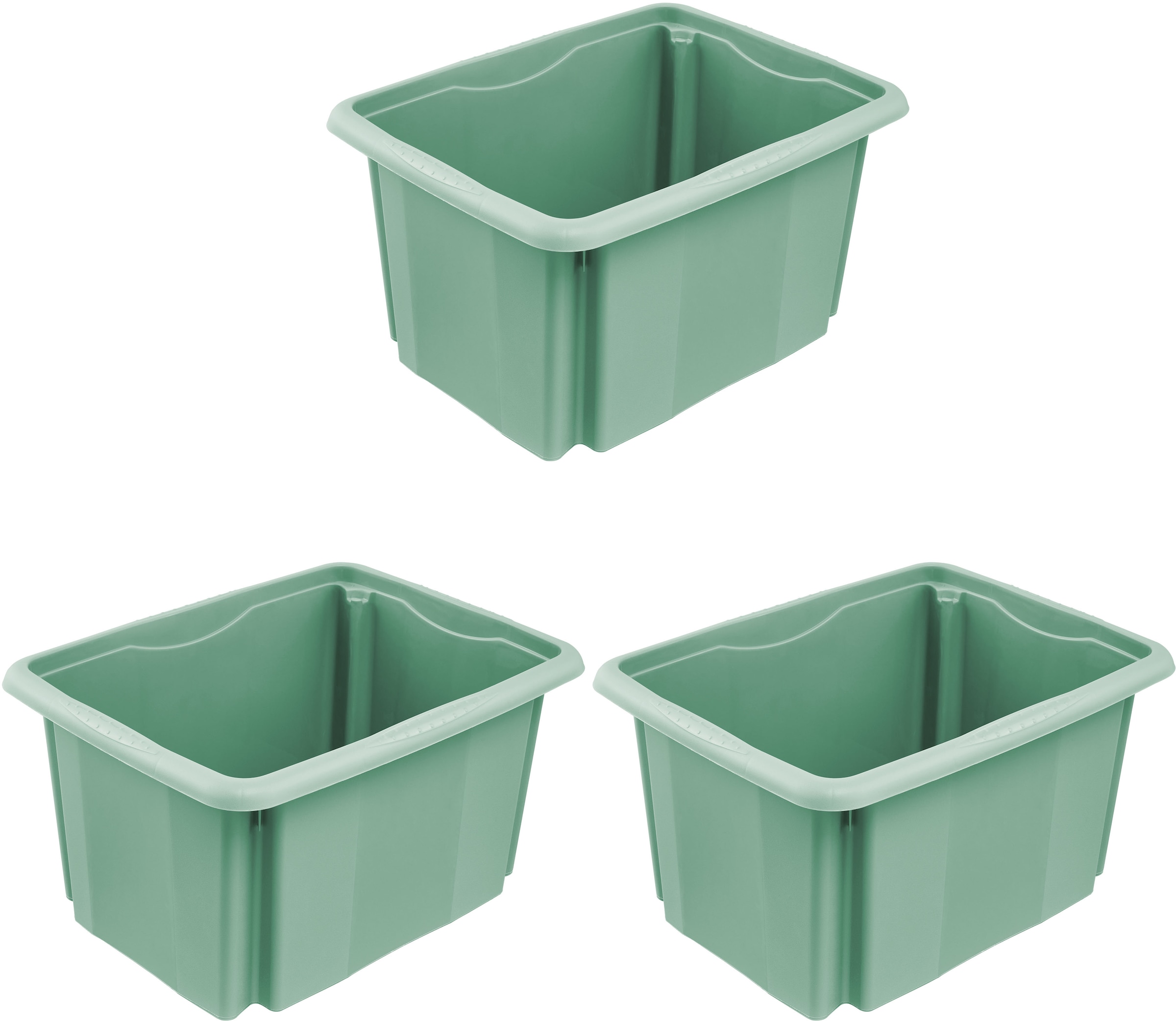 keeeper Aufbewahrungsbox "Emil, 3er Set, 15 L, 38 x 28,5 x 20,5 cm" ineinan günstig online kaufen