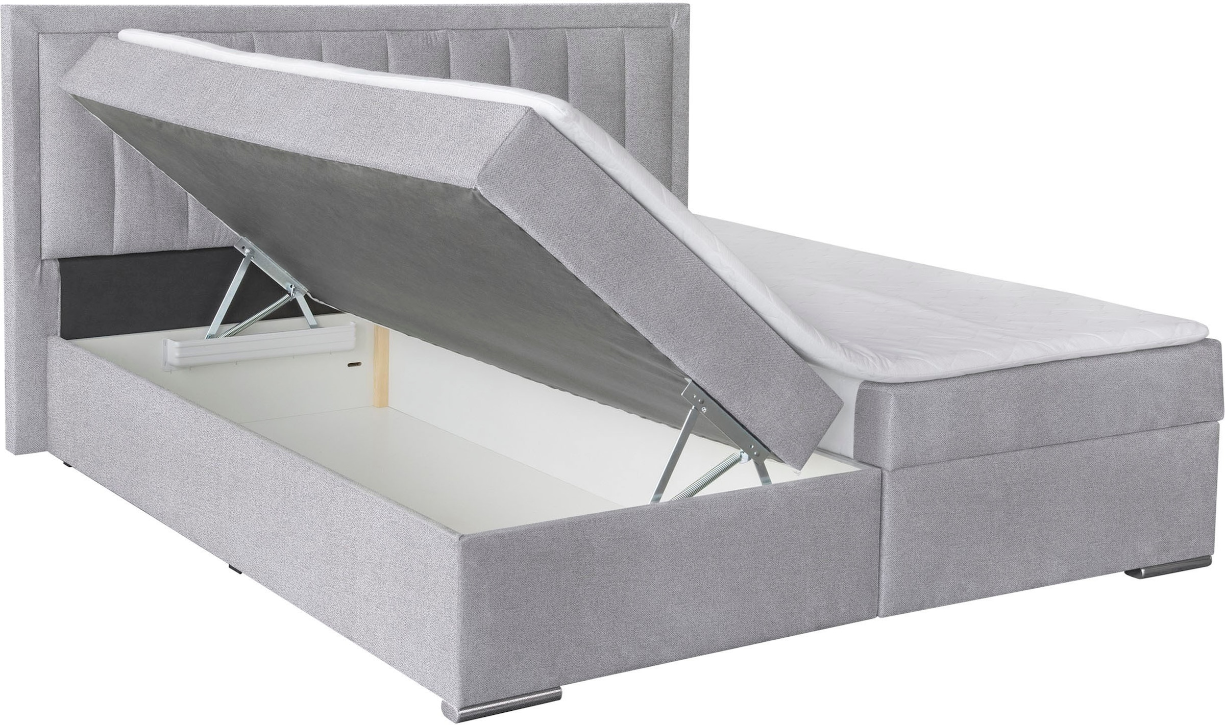COLLECTION AB Boxbett »ATHENA inkl. Bettkasten, erhältlich in der Breite 180cm«, erhältlich in verschiedenen Härtegraden, inkl. Topper