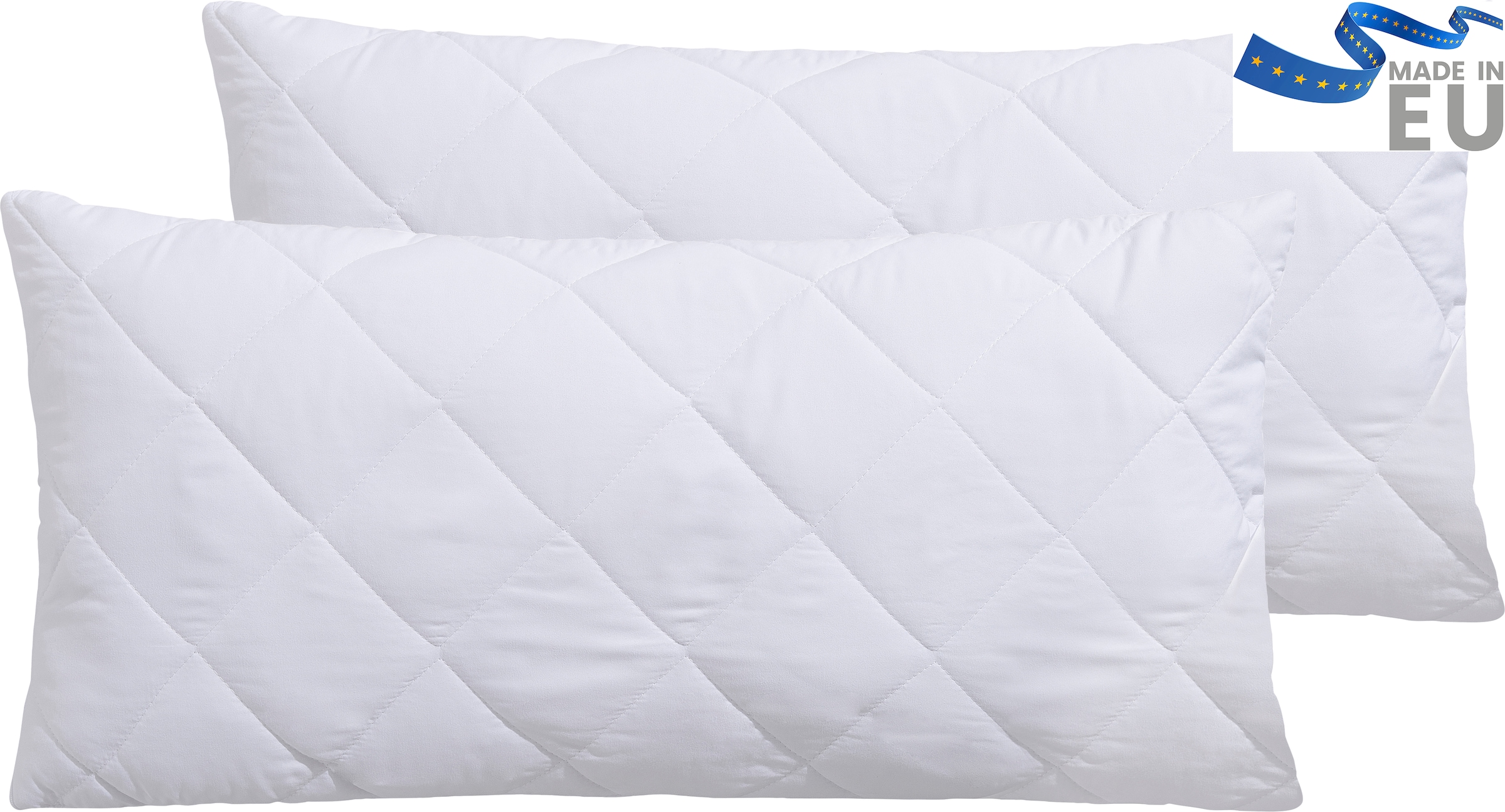 my home Kopfkissen "Microlux Kopfkissen 40x80 cm, 80x80 cm" Füllung: Polyes günstig online kaufen