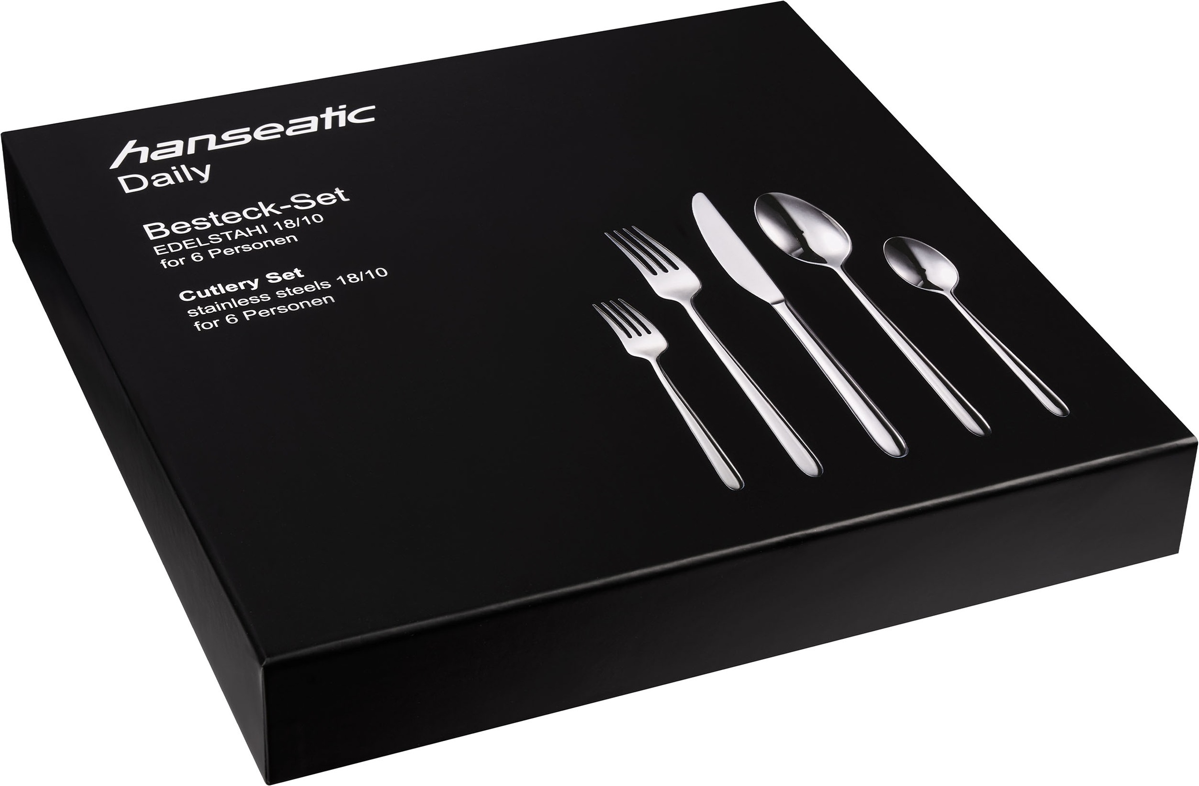 Hanseatic Besteck-Set »DAILY« leichtes und minimalistisches Design