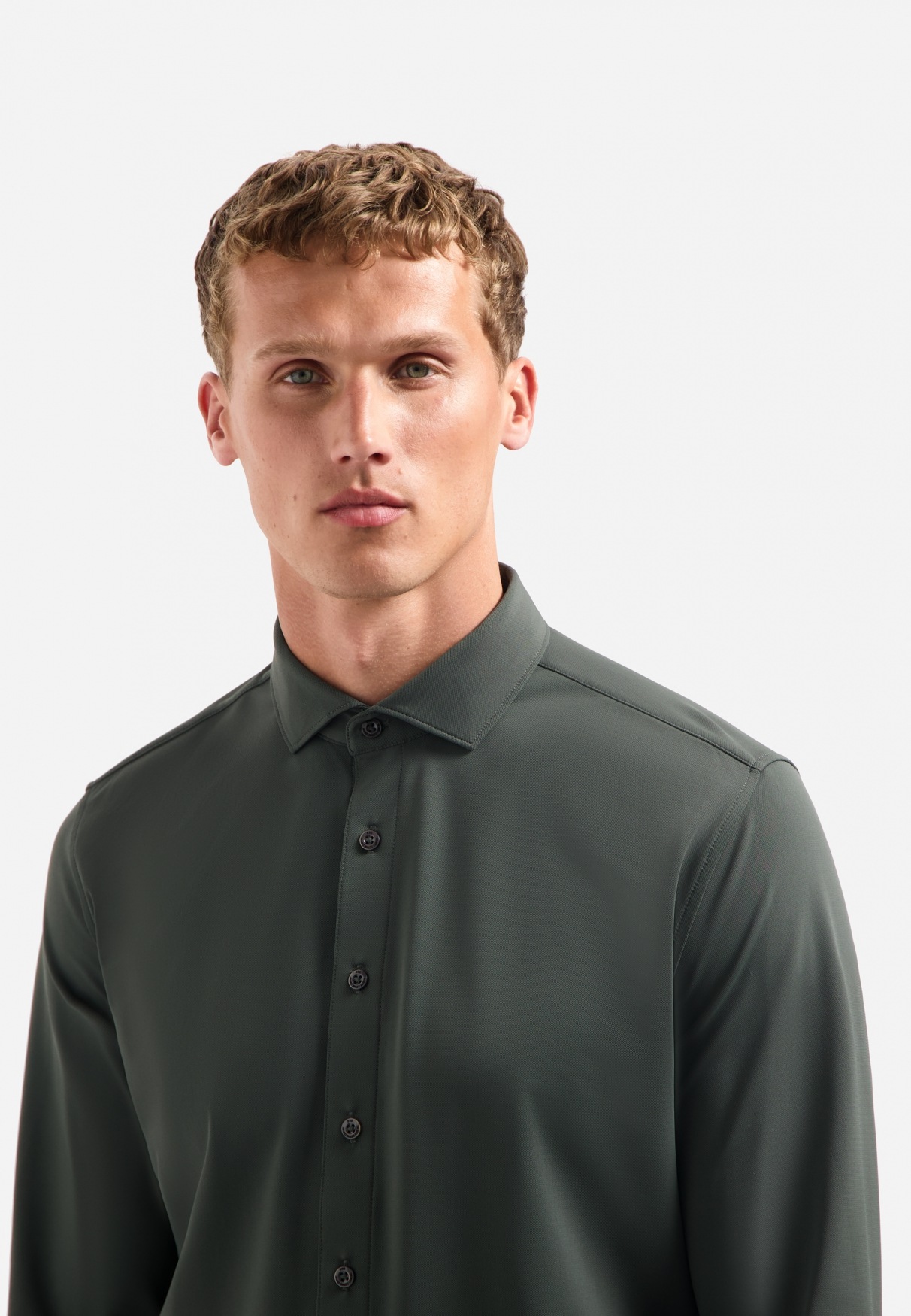 NO EXCESS Langarmhemd »No Excess Sedoc-Reisehemd Shirt Jersey Travel«