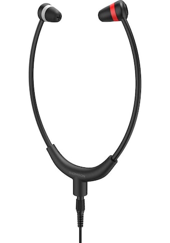 In-Ear-Kopfhörer »TV Headset In-Ear mit Kinnbügel, getrennte Lautstärkeregler Kabel 8 m«
