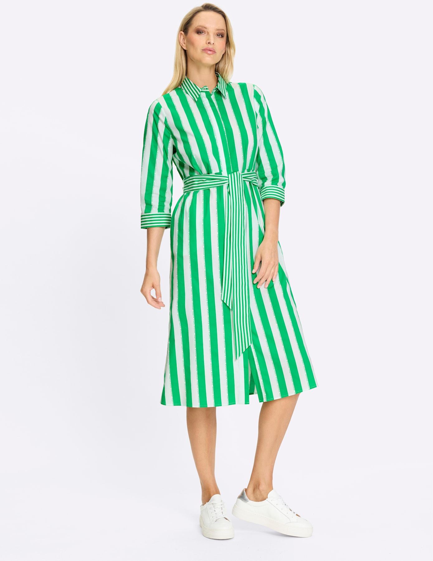 heine Hemdblusenkleid "Streifenkleid" Nahttasche günstig online kaufen