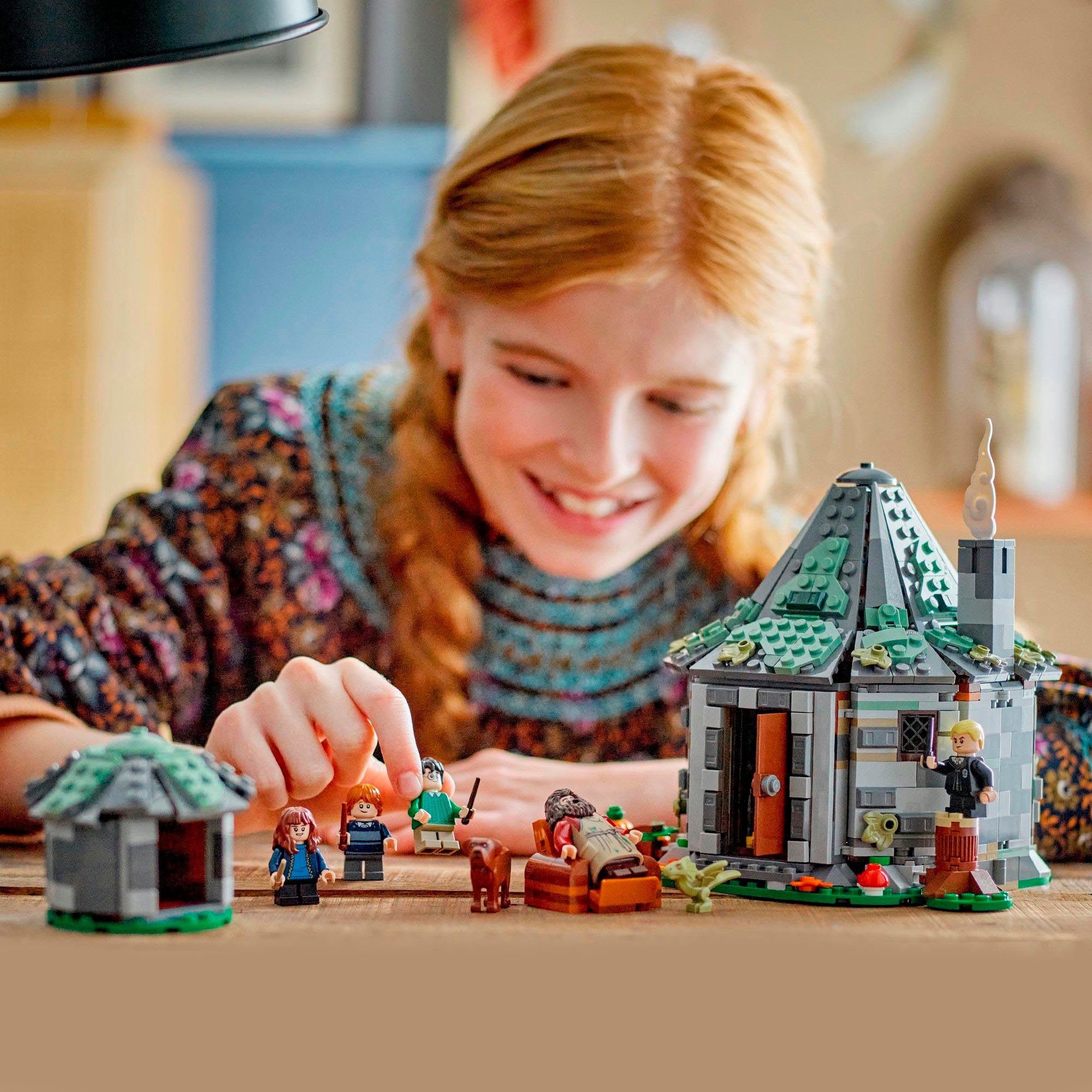 LEGO® Konstruktionsspielsteine »Hagrids Hütte: Ein unerwarteter Besuch (76428), LEGO® Harry Potter™«, (896 St.), Made in Europe