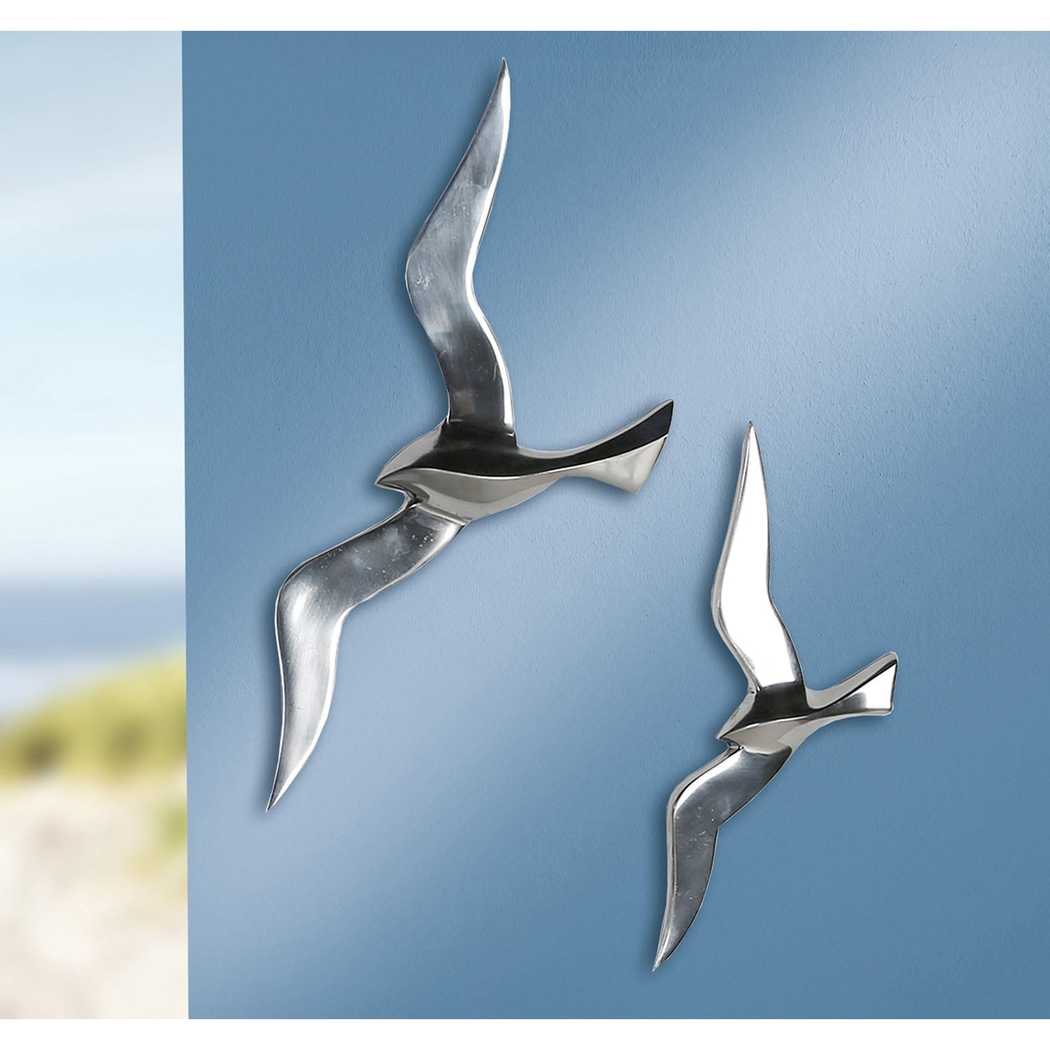 GILDE Wanddekoobjekt »Wandobjekt Vogel Flying Bird«