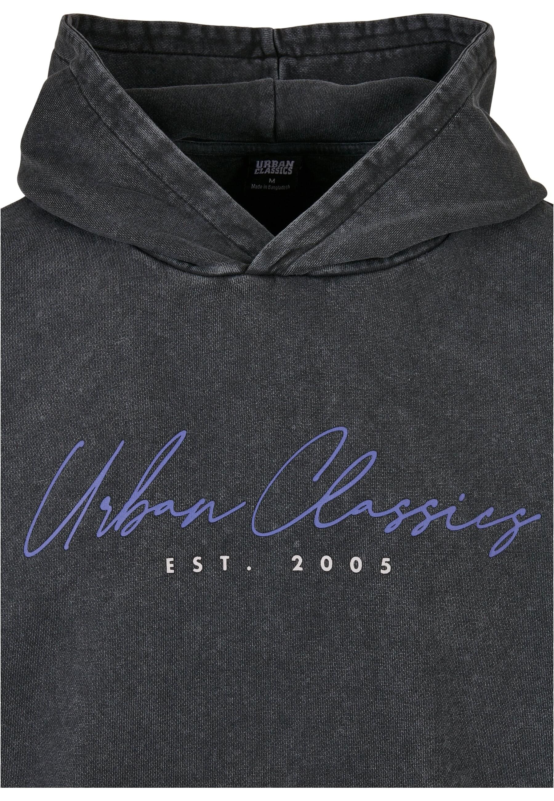 URBAN CLASSICS Kapuzensweatshirt »Urban Classics Herren Script Logo Hoody«, (1 tlg.)