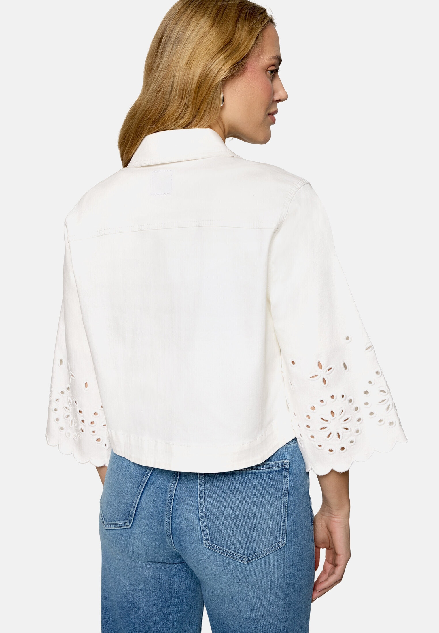 Zero Jackenblazer »Damen mit Lochmuster« Lochstickerei