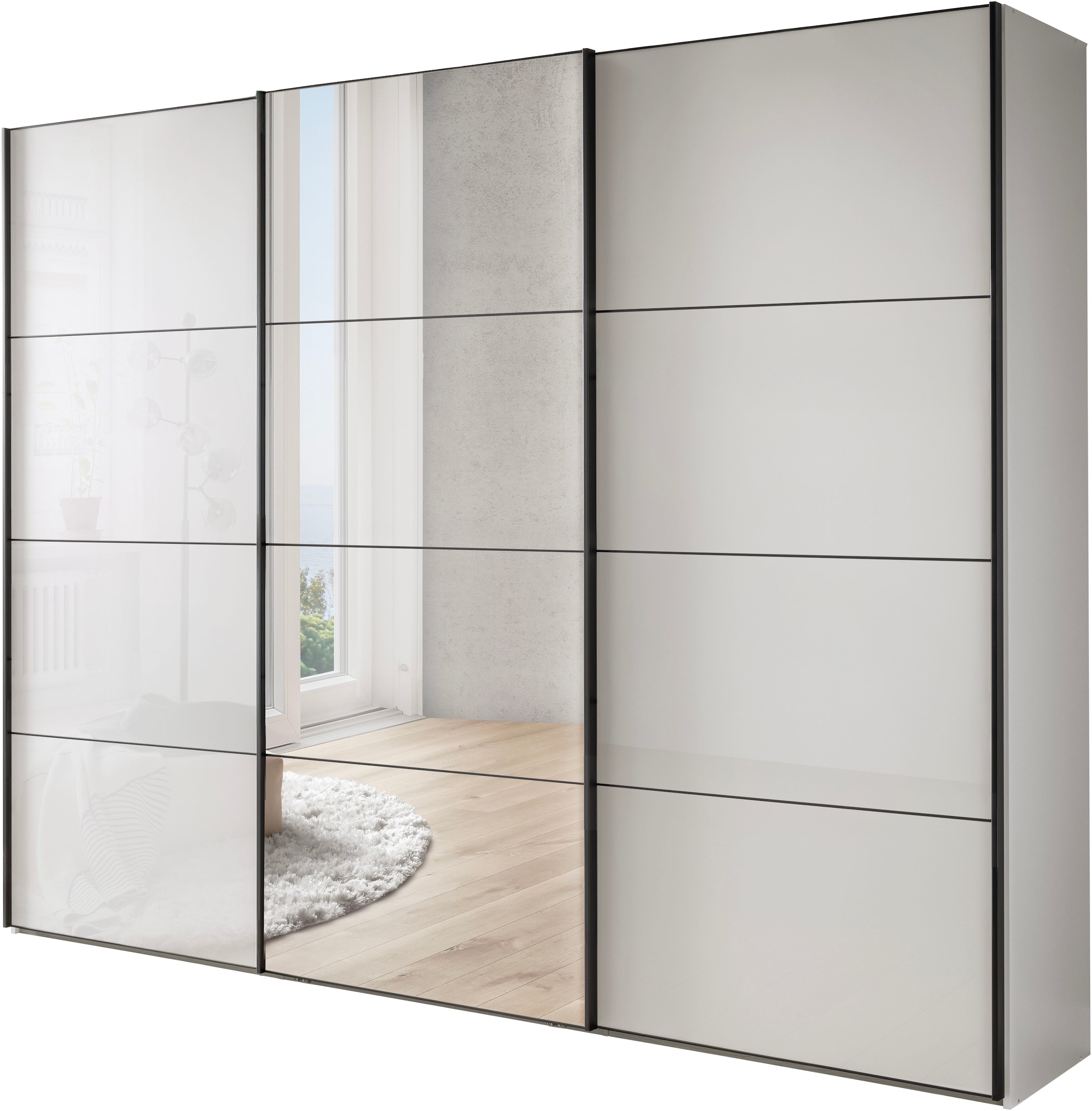 WIEMANN Schwebetürenschrank "Phoenix, Made in Germany, modernes Design, Hig günstig online kaufen