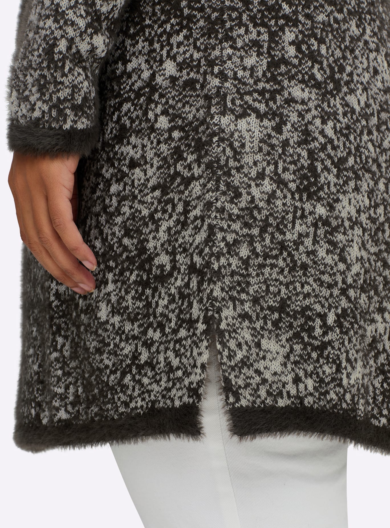 Sheego Jacquardpullover »Pullover«