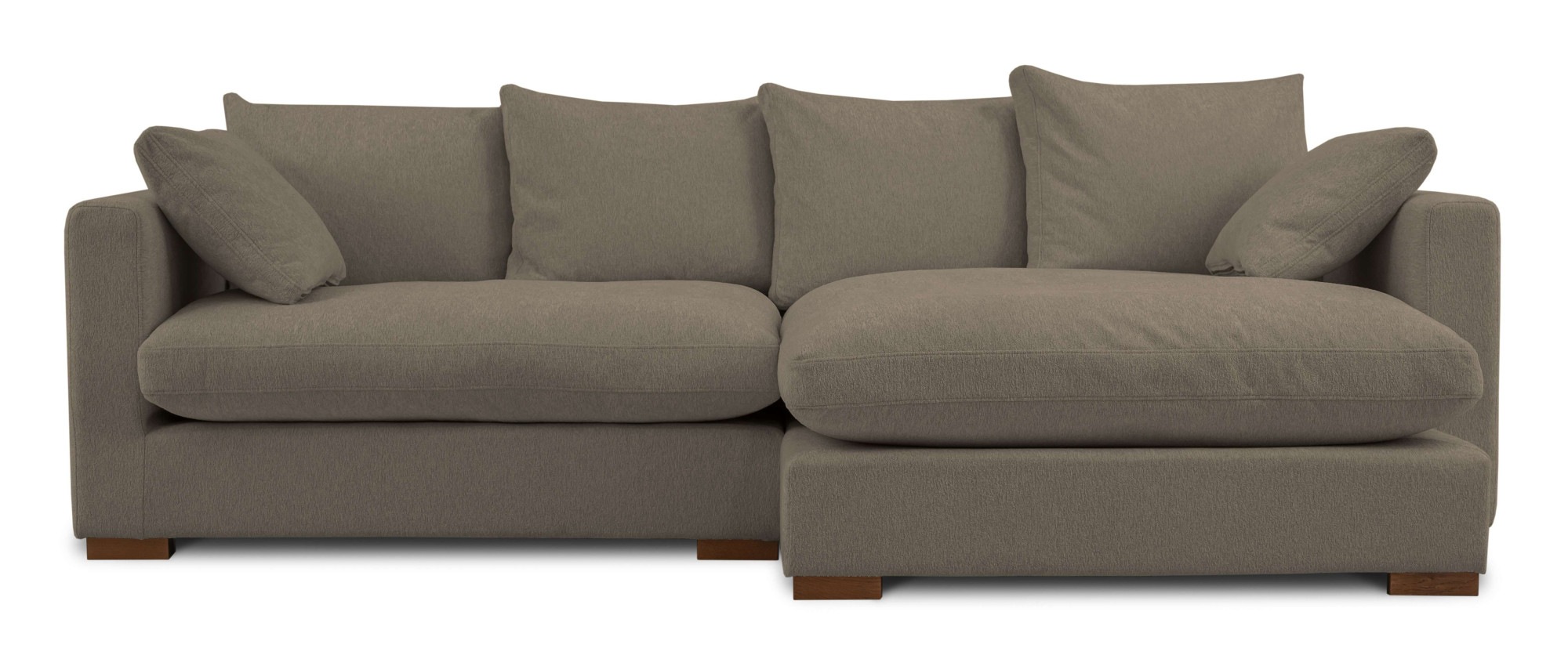 Home affaire Ecksofa "Coray" Breite 266 cm, extra weich und kuschelig, mit günstig online kaufen