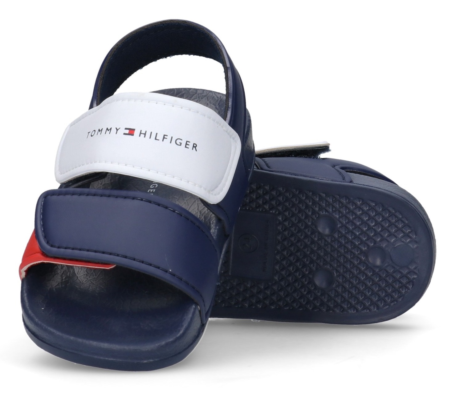 Tommy Hilfiger Badesandale, Badeschuh, Wassersandale, Sommerschuh mit Klettverschluss