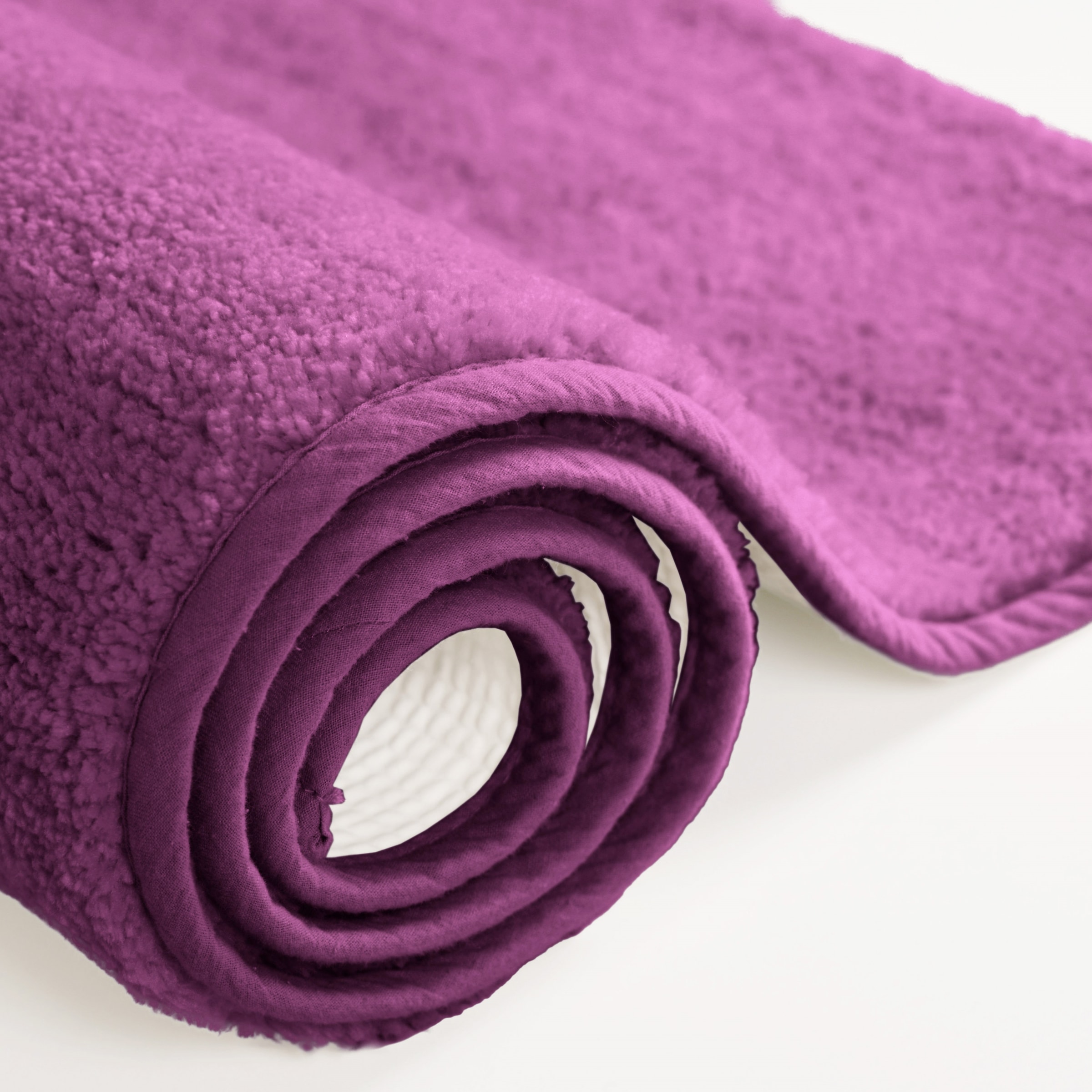 my home Badematte »Vanessa, Badvorleger, Badezimmer Teppich«, rutschhemmend beschichtet, schnell trocknend-fußbodenheizungsgeeignet-strapazierfähig, Badteppich, weiche Haptik, unifarben