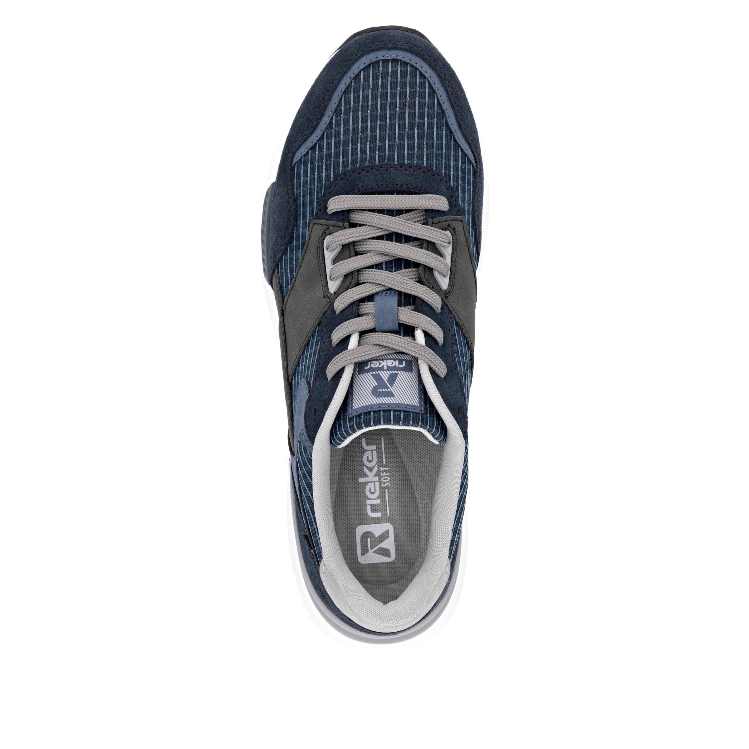 RIEKER Sport Sneaker, Schnürschuh, Halbschuh, Freizeitschuh mit Soft-Einlage
