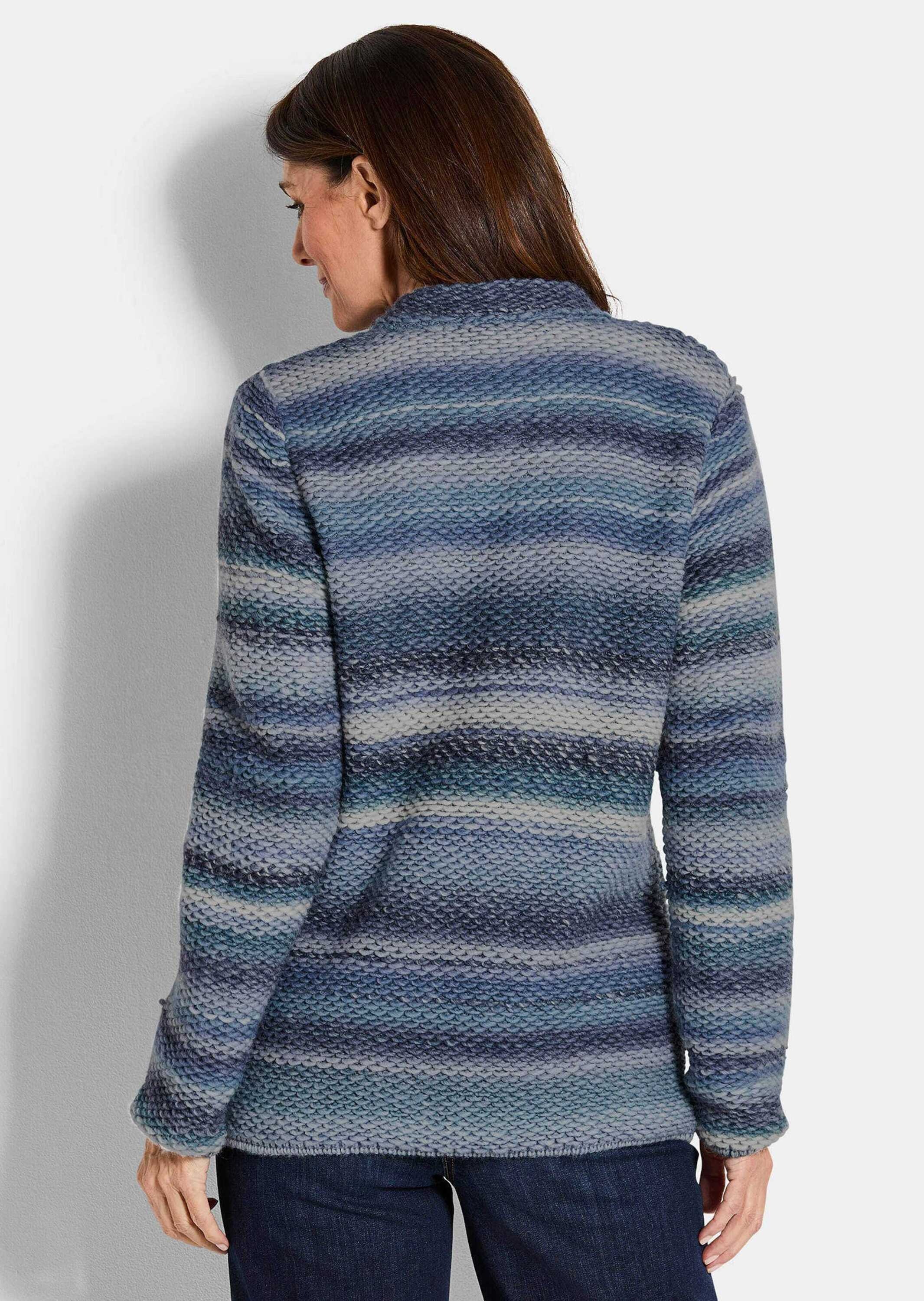 GOLDNER Strickjacke »Strickjacke mit Multicolor Ringeloptik«