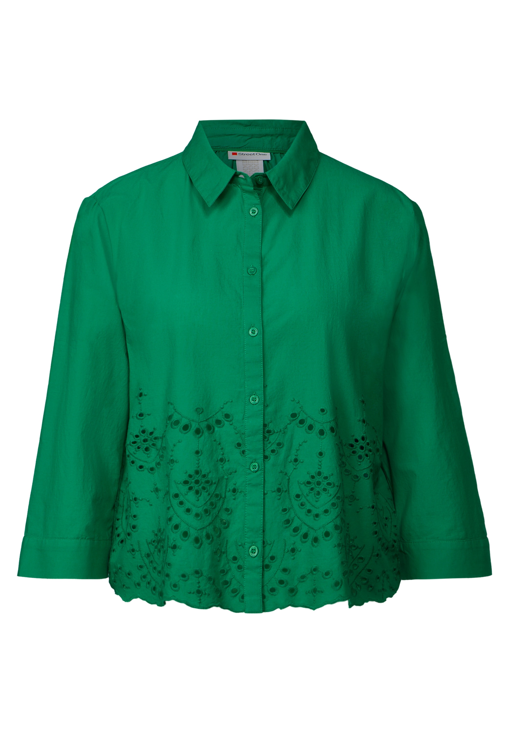 STREET ONE Hemdbluse, aus reiner Baumwolle
