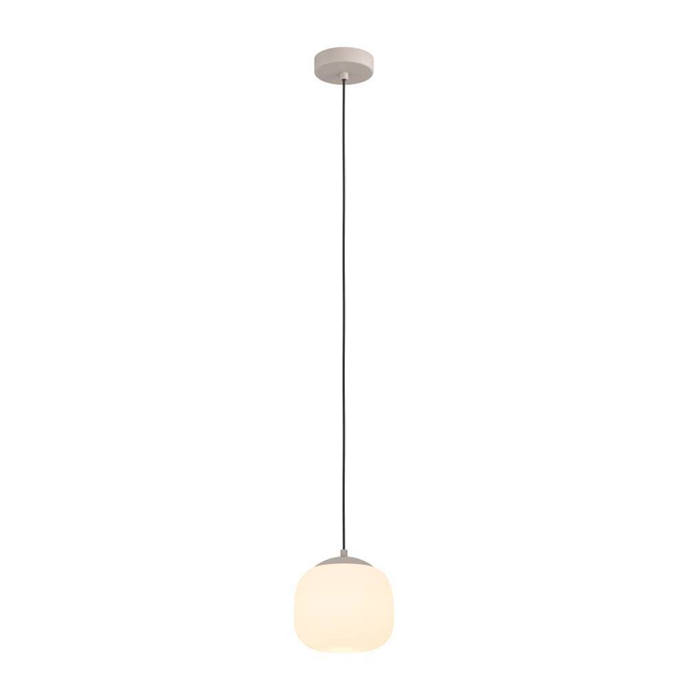 EGLO Hängeleuchte »COMINIO«, 1 flammig-flammig, Pendellampe, satiniertem Glas, Metall in Taupe, E27 Fassung, Ø 18,5 cm