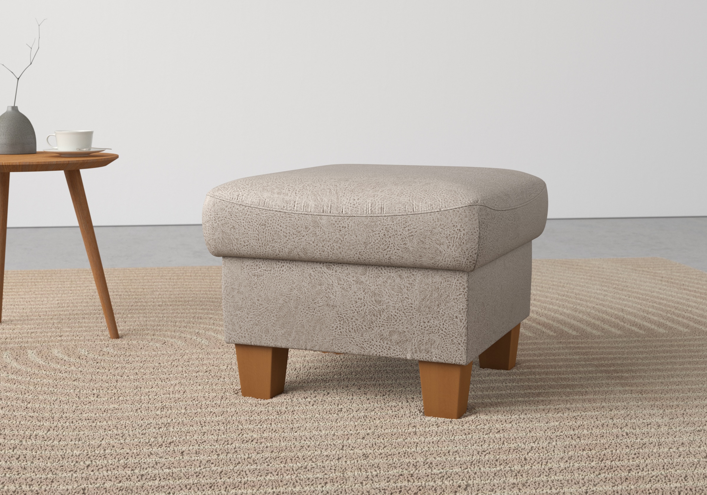 OTTO home Stauraumhocker "Caldera" Stauraum, auch in Easy Care-Bezug für einfaches Reinigen mit Wasser