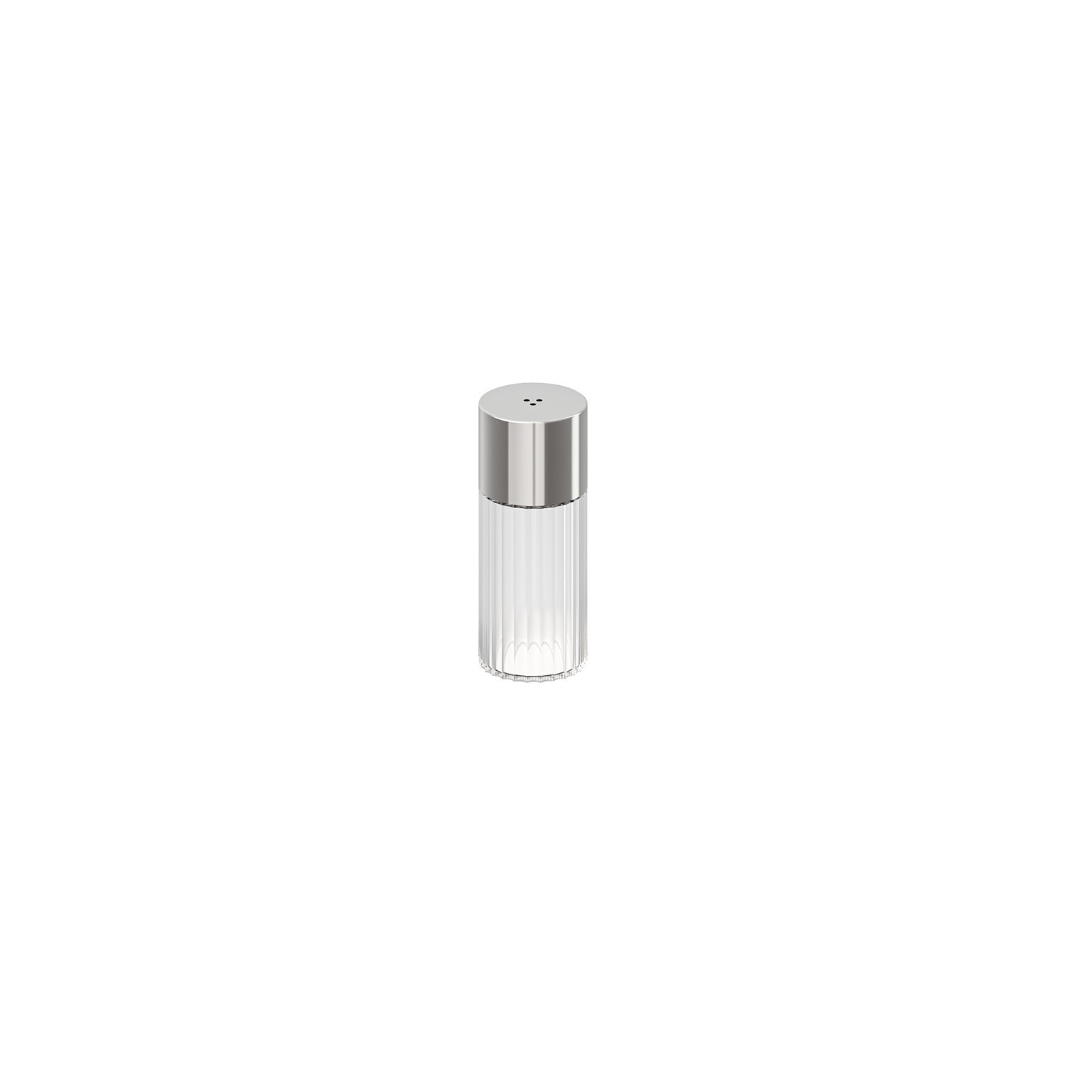 APS Salz- / Pfefferstreuer "THE GRID" Ø 3,5 cm, H: 9 cm, 40 ml, Glas, 18/0 Edelstahl, PP, 3 Löcher Ø 2 mm