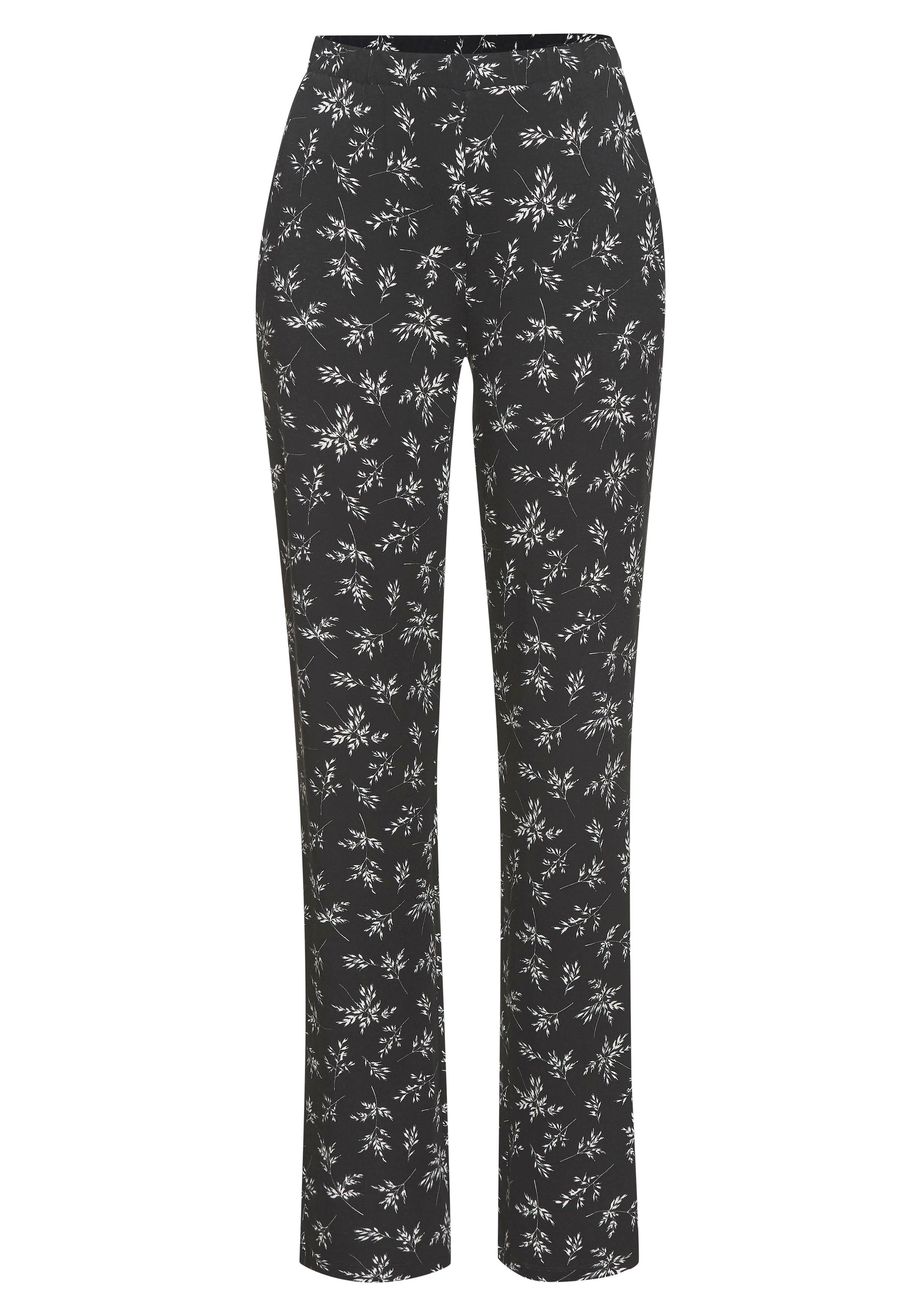 Vivance Dreams Pyjama, (Set, 2 tlg.), mit süßem Blumen-Print