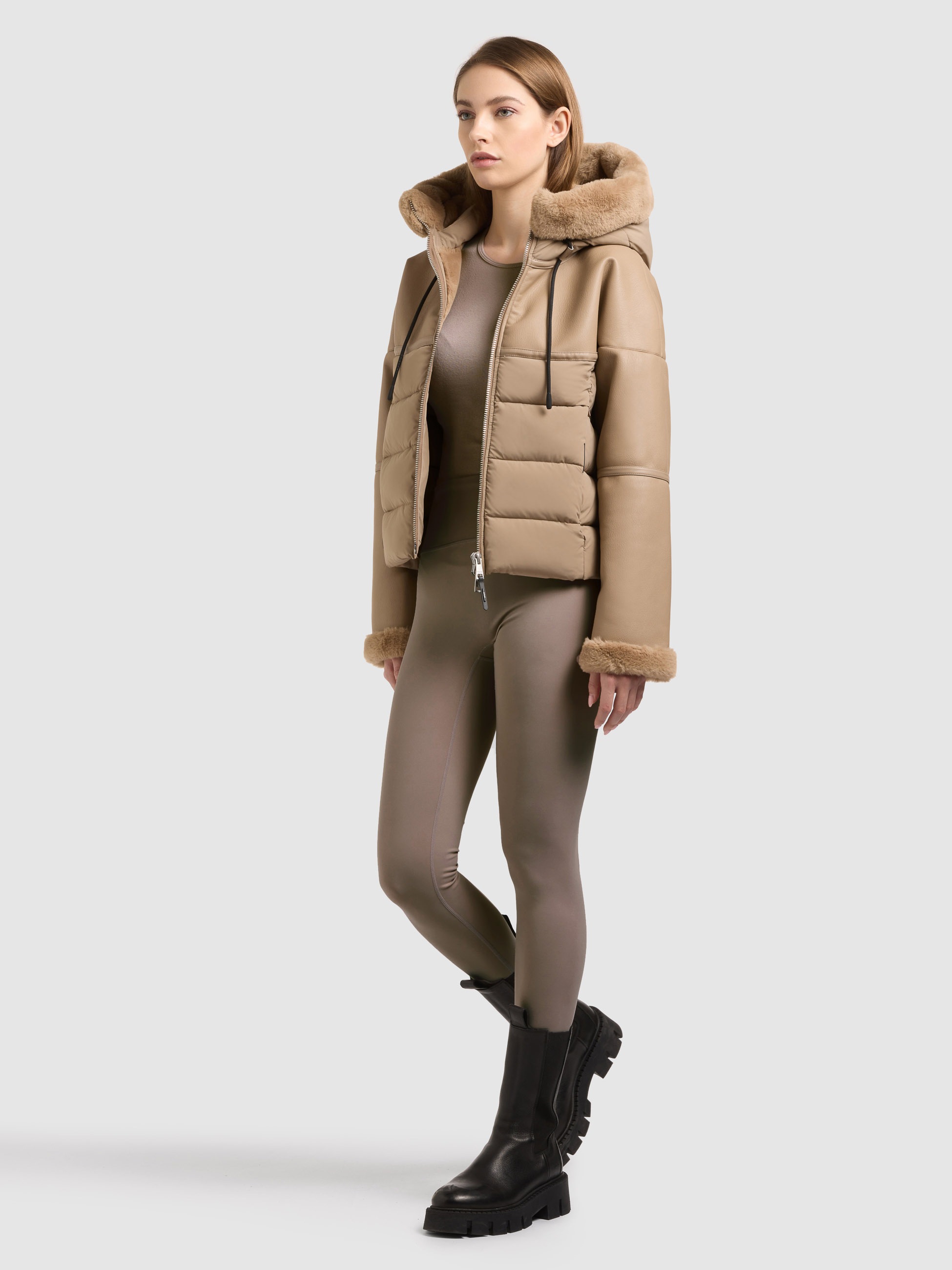 khujo Steppjacke »JHENE« mit Kapuze