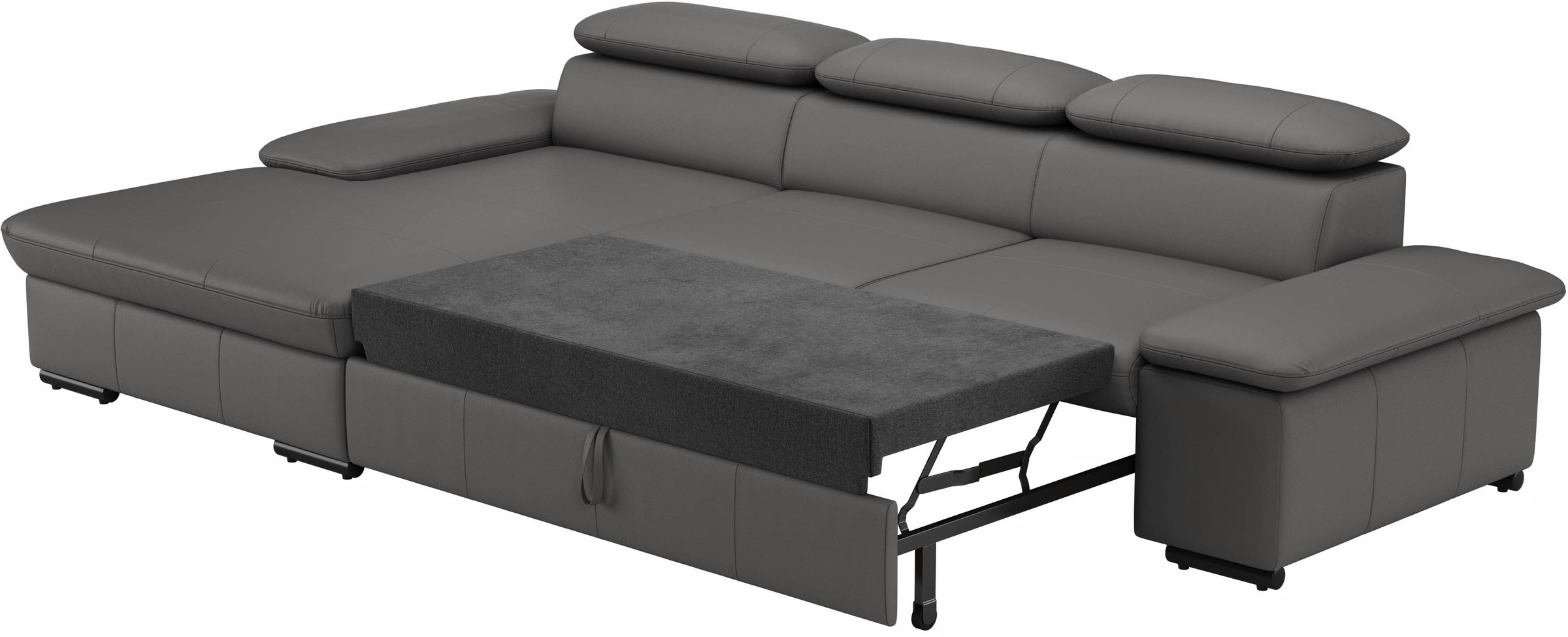 sit&more Ecksofa »Alcudia L-Form«, wahlweise mit Bettfunktion