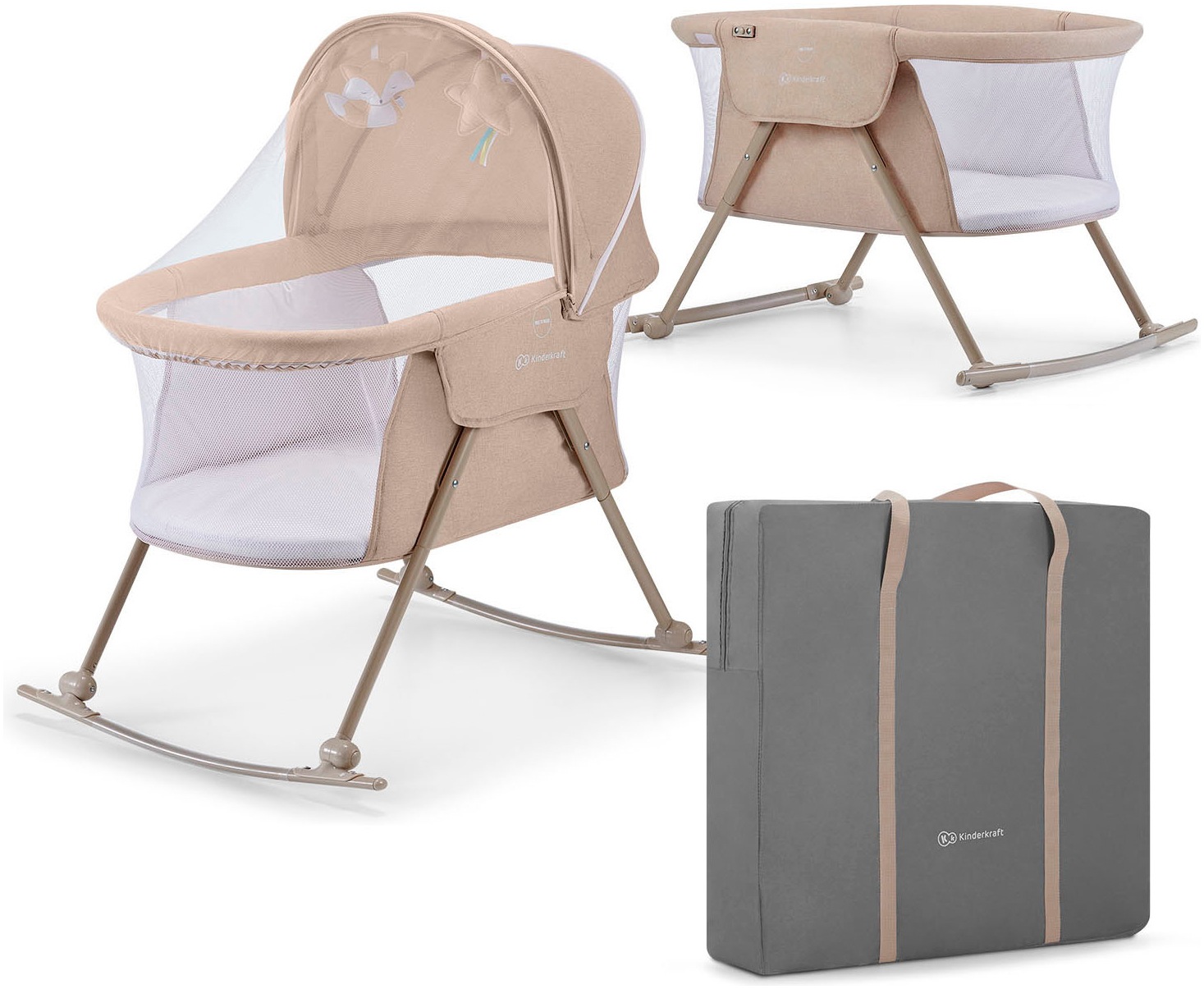 Kinderkraft Baby-Reisebett "LOVI" günstig online kaufen