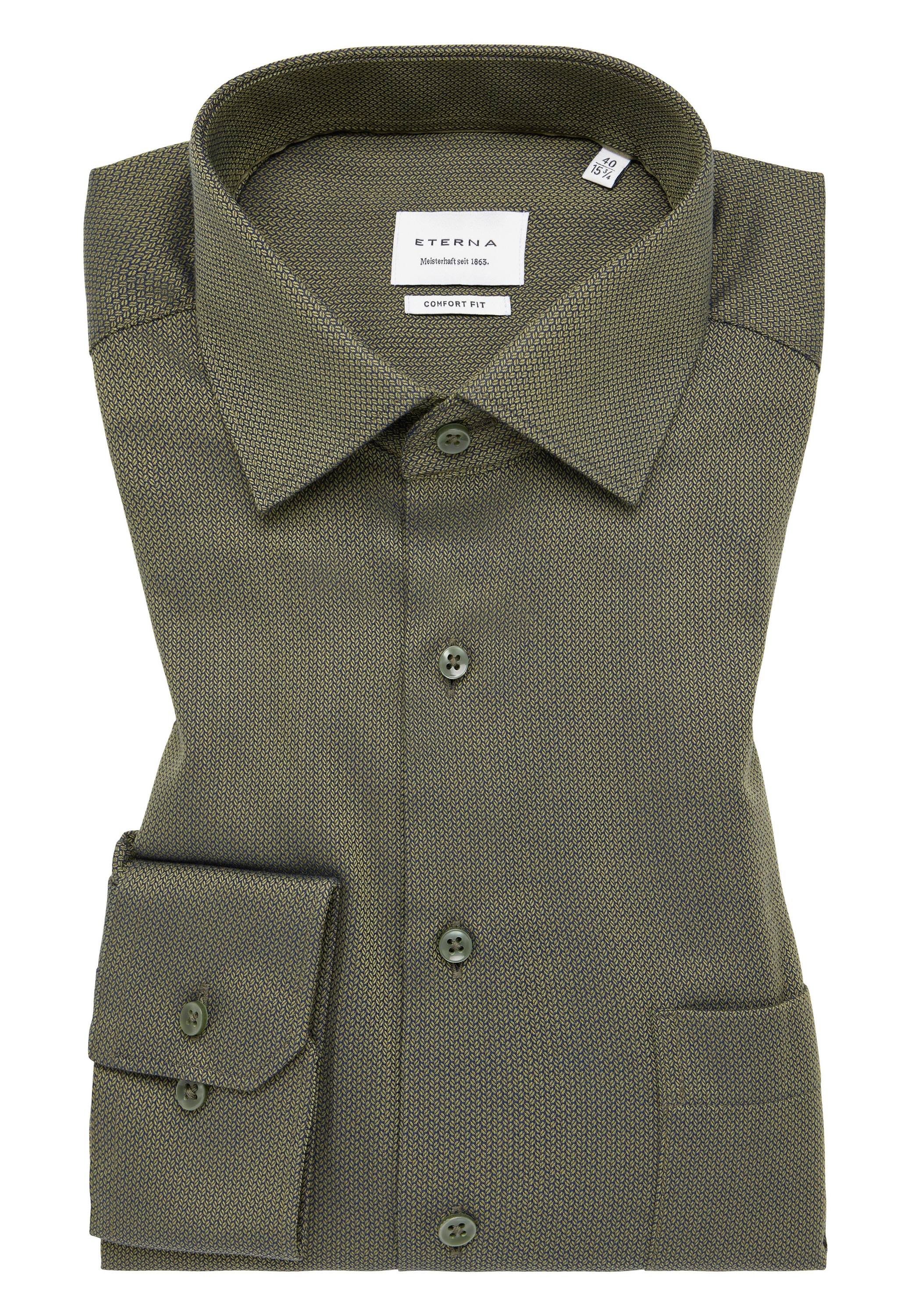 Eterna Langarmhemd »COMFORT FIT«, NON IRON (bügelfrei)