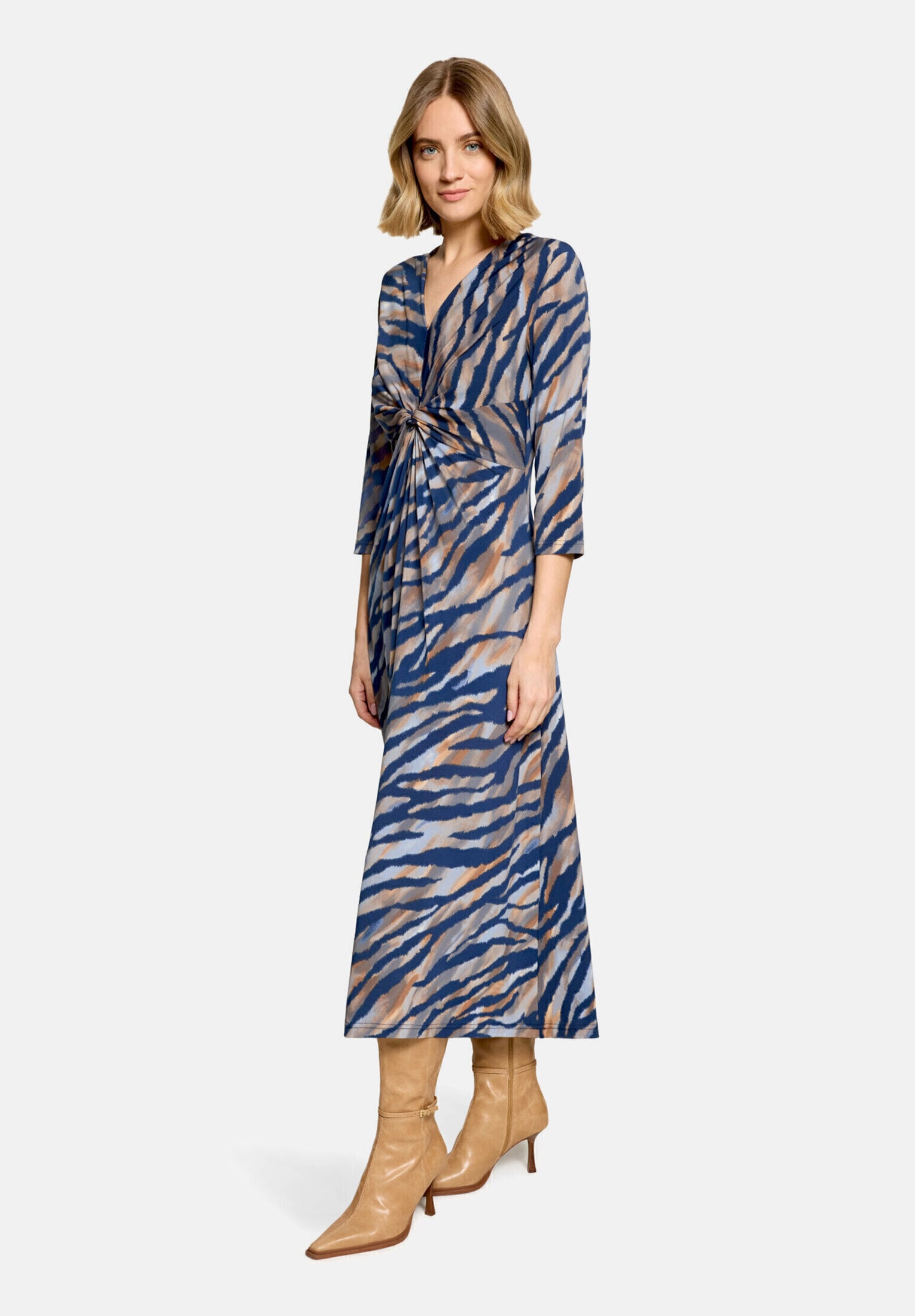 Betty Barclay Midikleid "Damen mit Raffung" Ohne Tasche