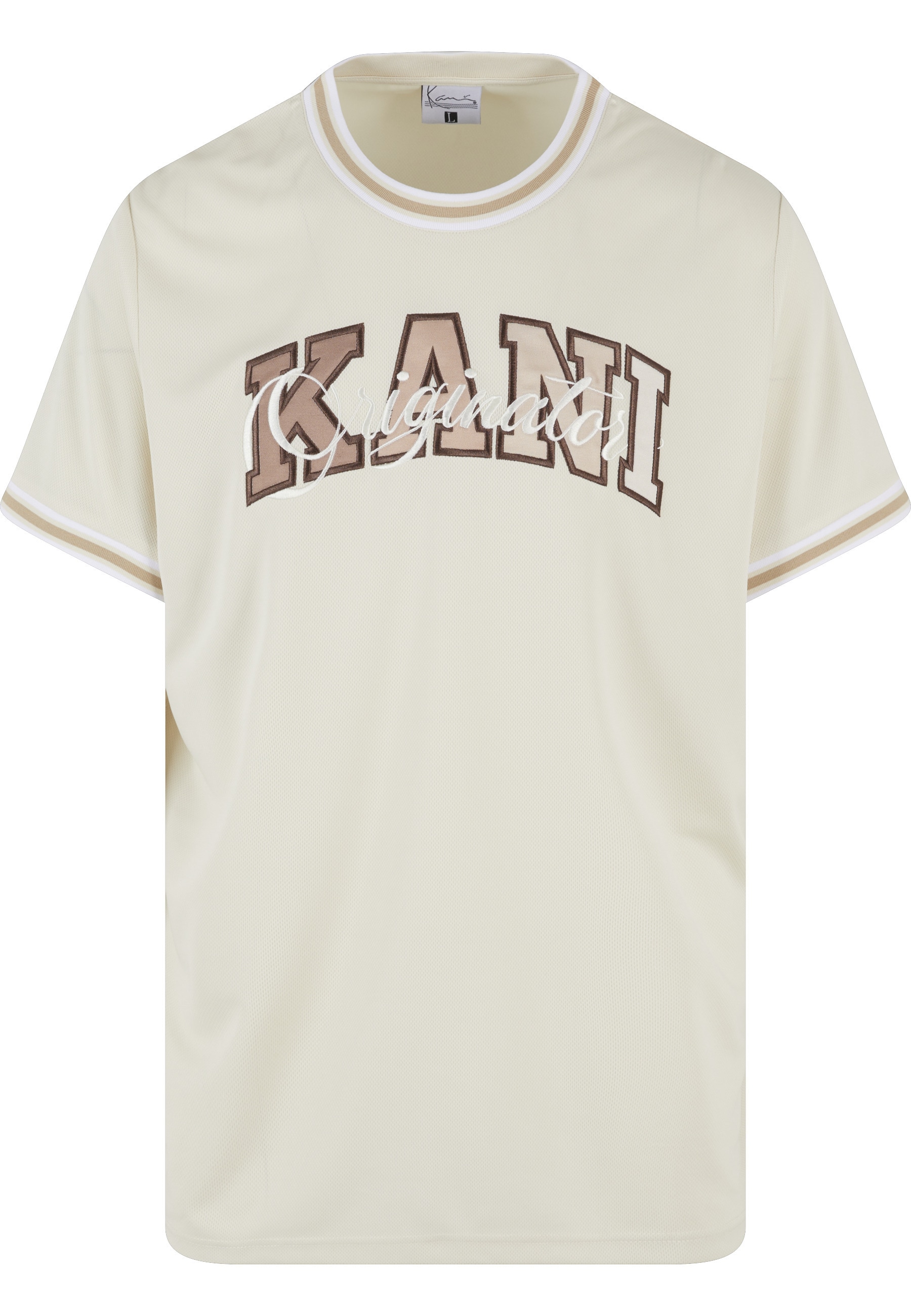 Karl Kani T-Shirt "Karl Kani Herren KM242-007-1 Karl Kani Serif Originator Mesh Tee" 1 Stk.
