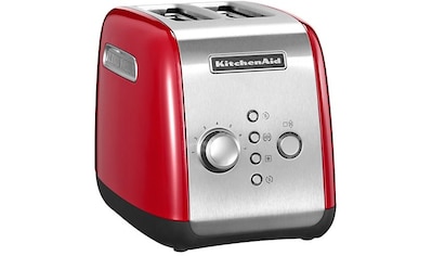 KitchenAid Toaster »5KMT221EER EMPIRE ROT«, 2 kurze Schlitze, für 2 Scheiben, 1100 W kaufen