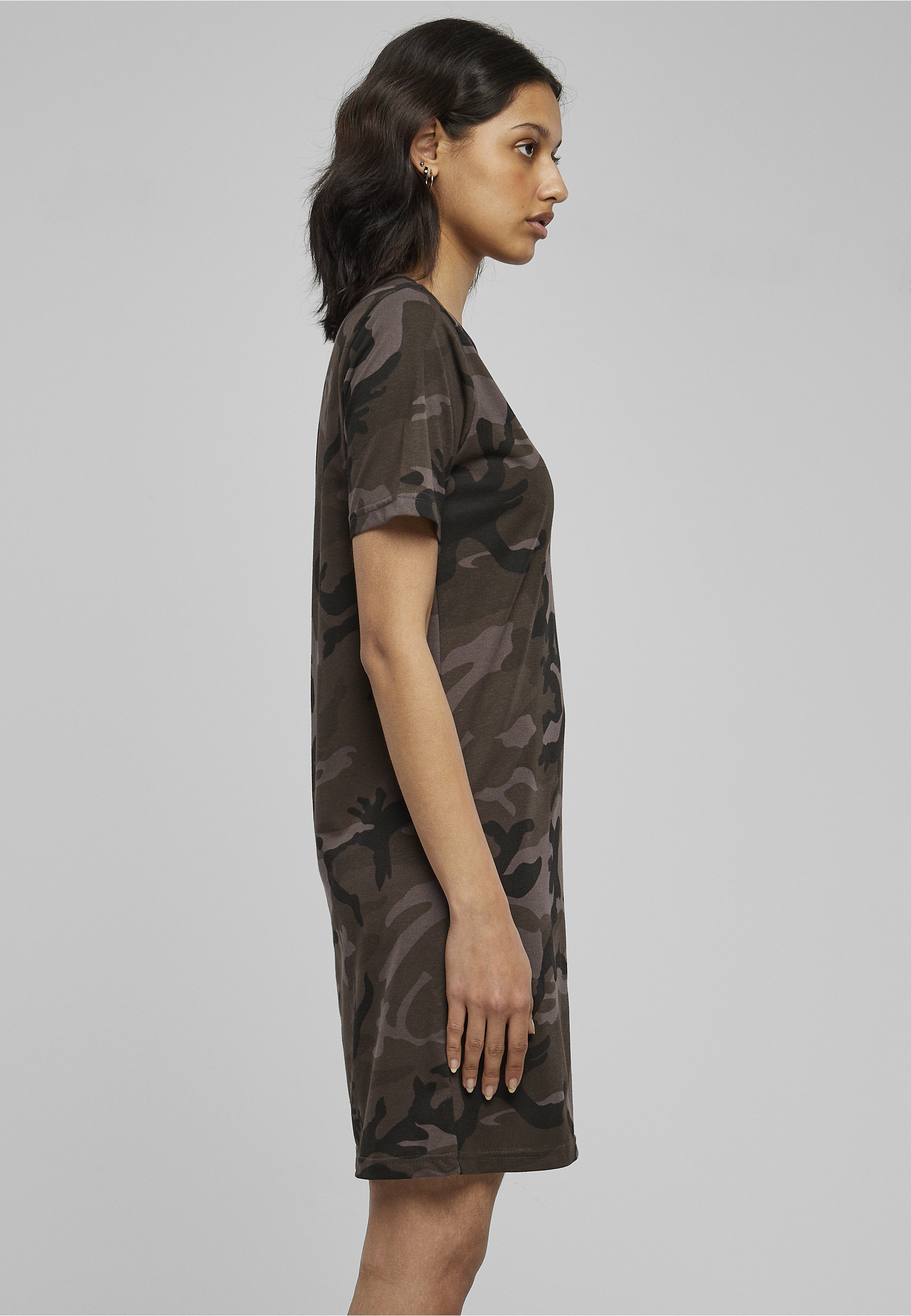 URBAN CLASSICS Shirtkleid »Urban Classics Damen Ladies Camo Tee Dress« 1 Stk. tlg.