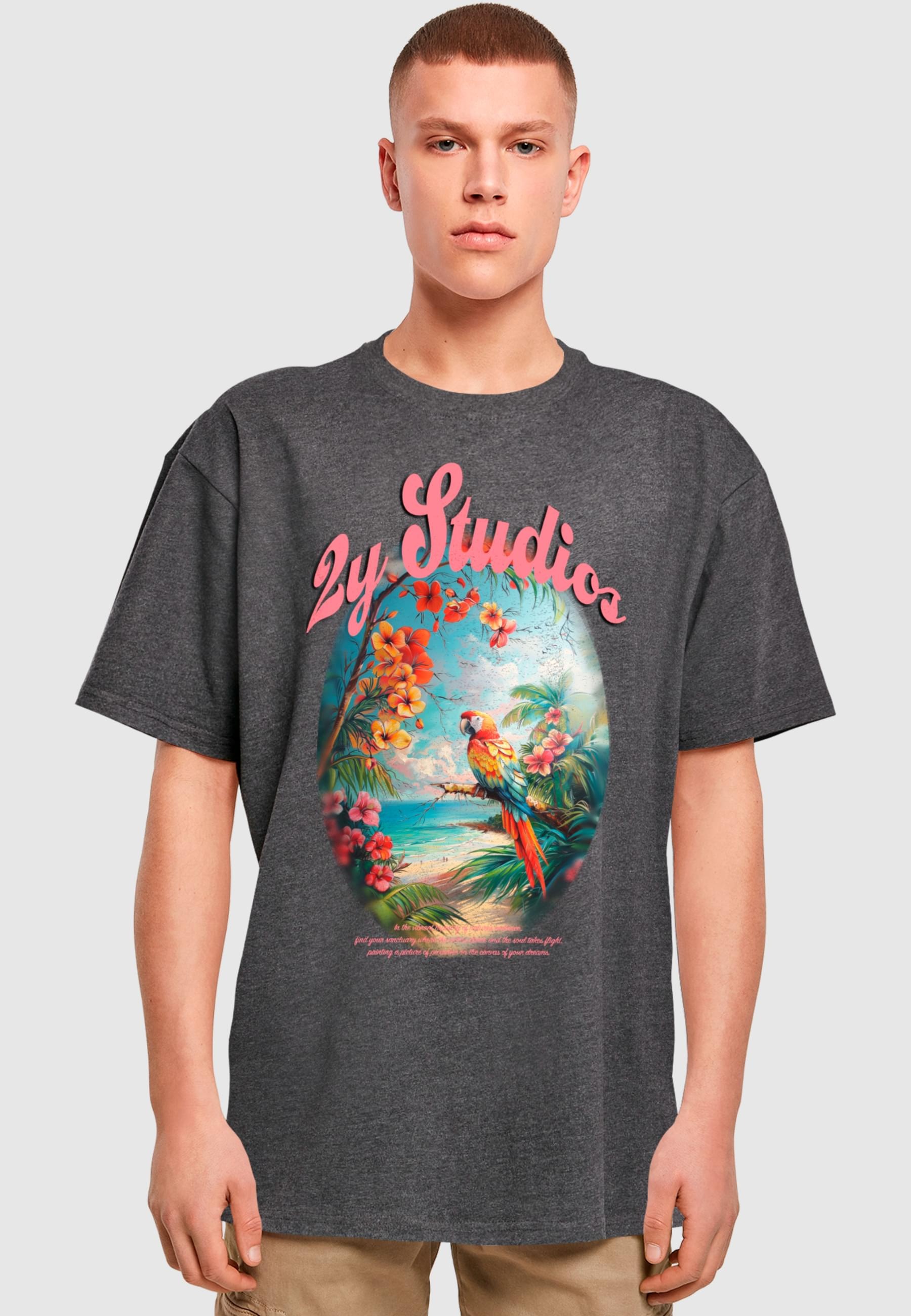 2Y Studios T-Shirt »2Y Studios Herren PARADISE TEE«, (1 tlg.)