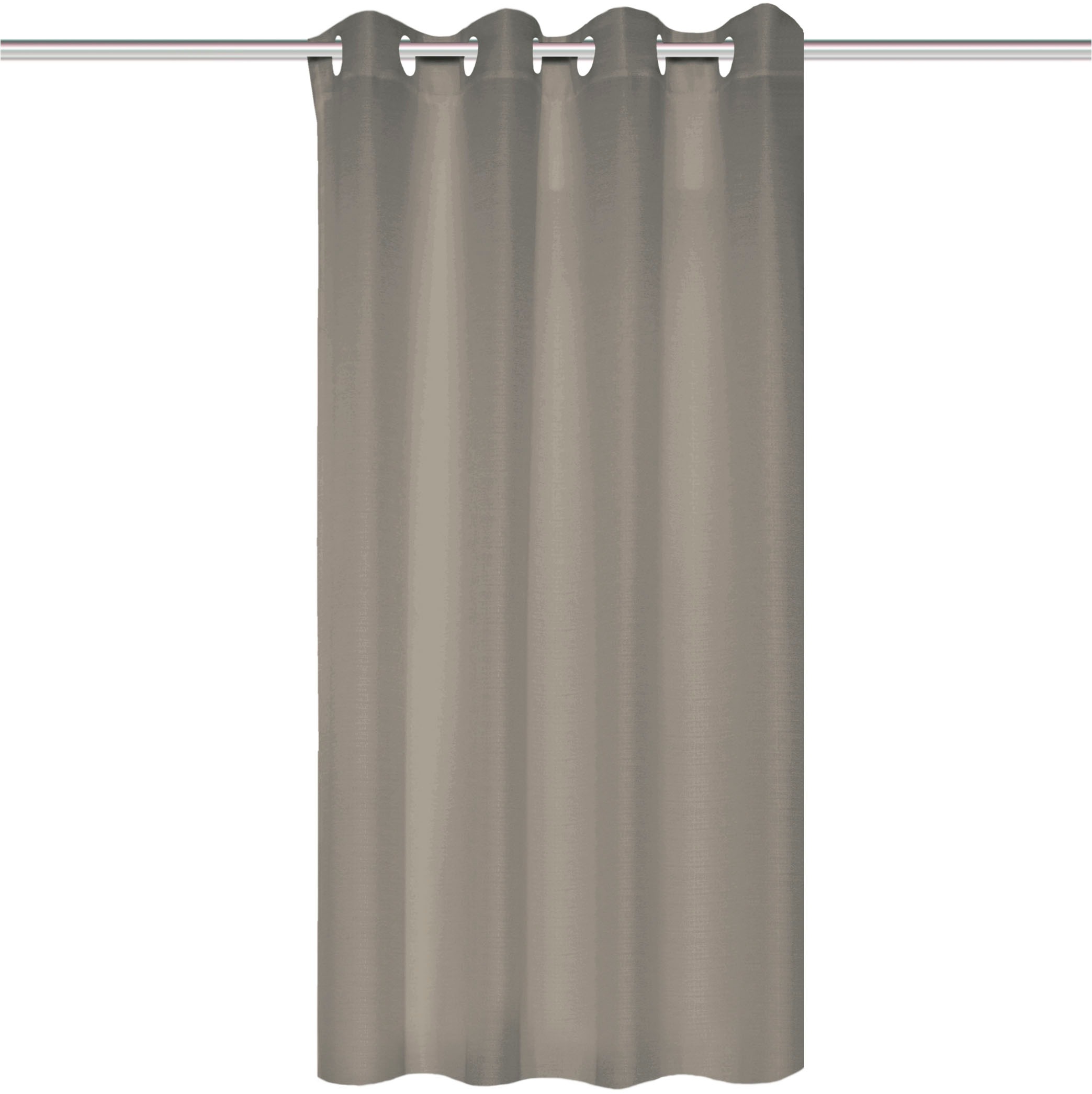 Home Basics Vorhang »BENOGA« Ösen 1 Stk. tlg. Ösenschal, Uni, Dekostruktur