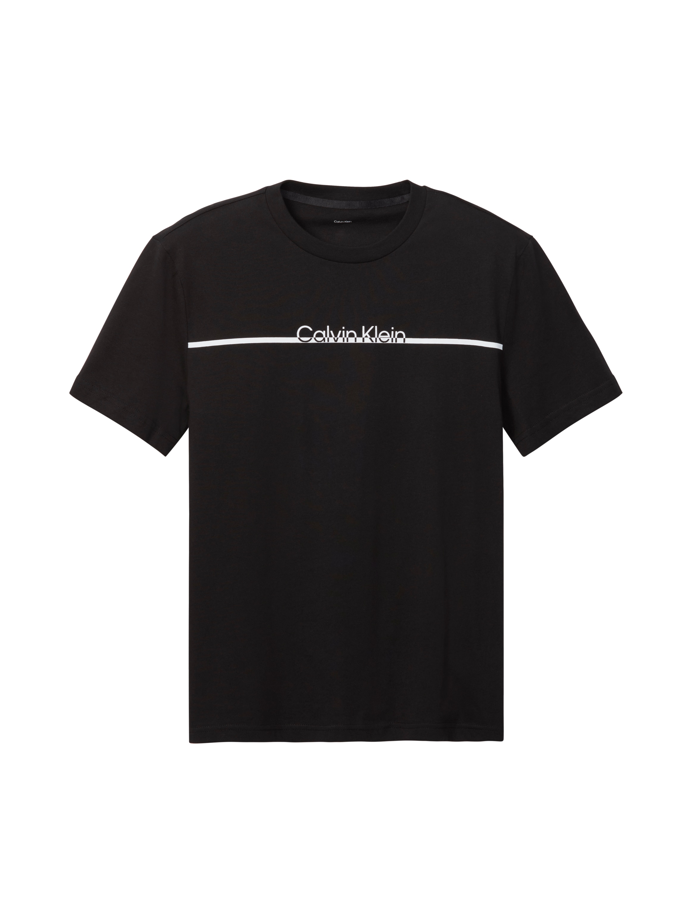 Calvin Klein T-Shirt Rundhalsausschnitt, Regular Fit, Logoschriftzug