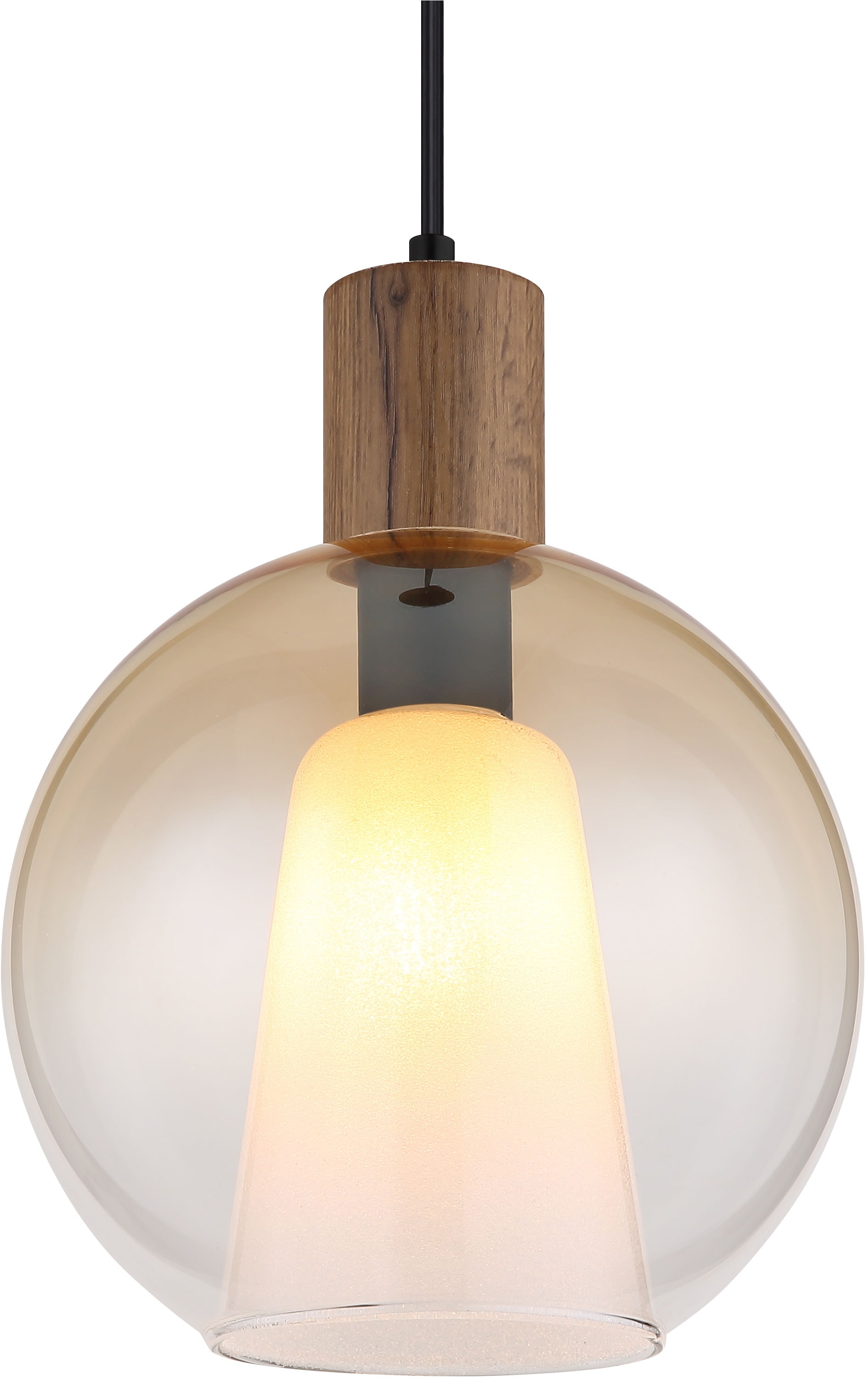 GLOBO LIGHTING Hängeleuchte »BARRY I«, Leuchtmittel E27 | ohne Leuchtmittel, Hängelampe/Pendelleuchte/Esszimmer/Wohnzimmer/Esstisch