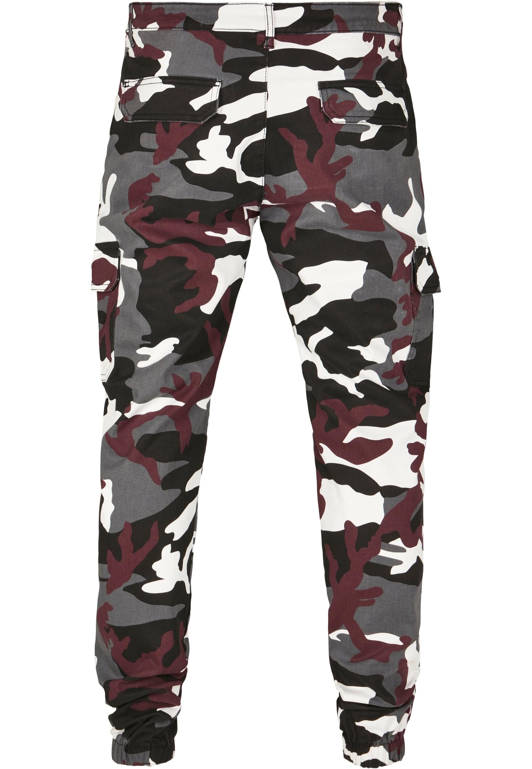 URBAN CLASSICS Cargohose »Urban Classics Herren Camo Cargo Jogging Pants 2.0«, (1 tlg.)