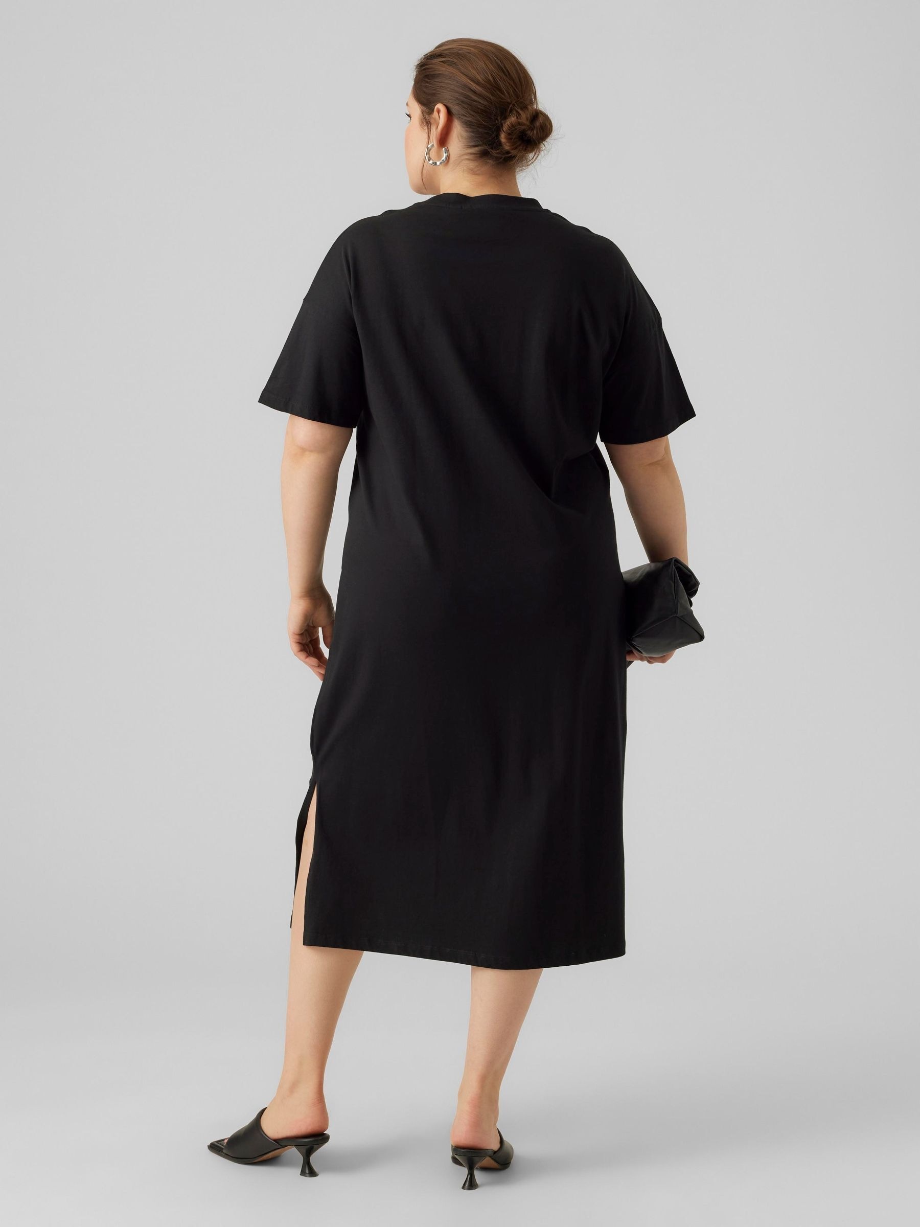 Vero Moda Curve Jerseykleid "VMCMOLLY SS OVERSIZE CALF DRESS NOOS CUR" günstig online kaufen