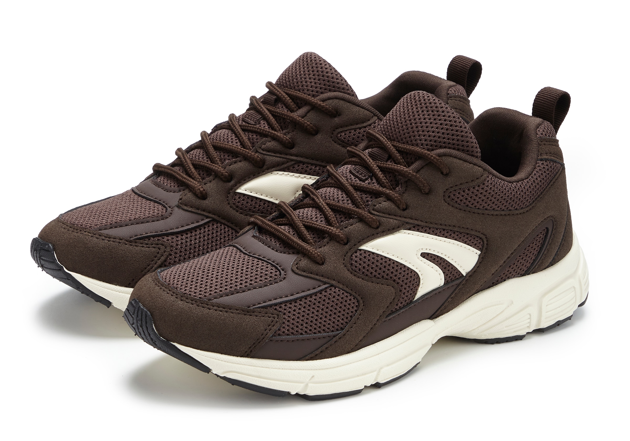 LASCANA Sneaker "Halbschuh," runde Schuhspitze, sportive Sohle, mit Schnüru günstig online kaufen