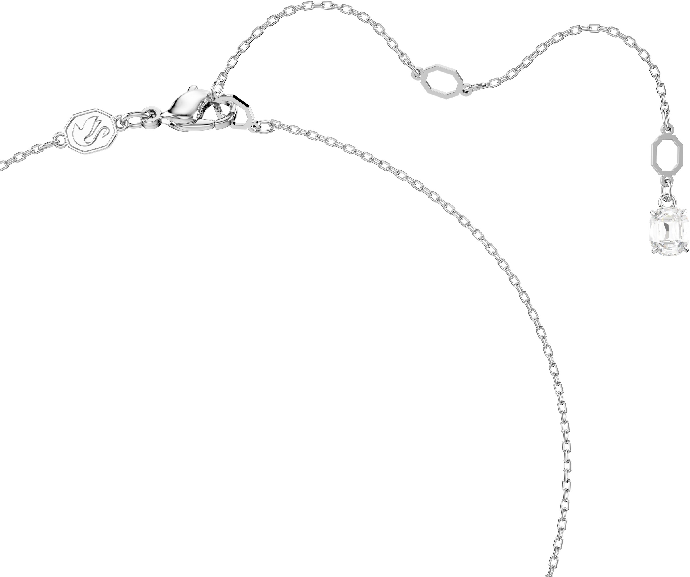 Swarovski Kette mit Anhänger »Stilla Octagon«, mit Swarovski® Zirkonia (synth.)